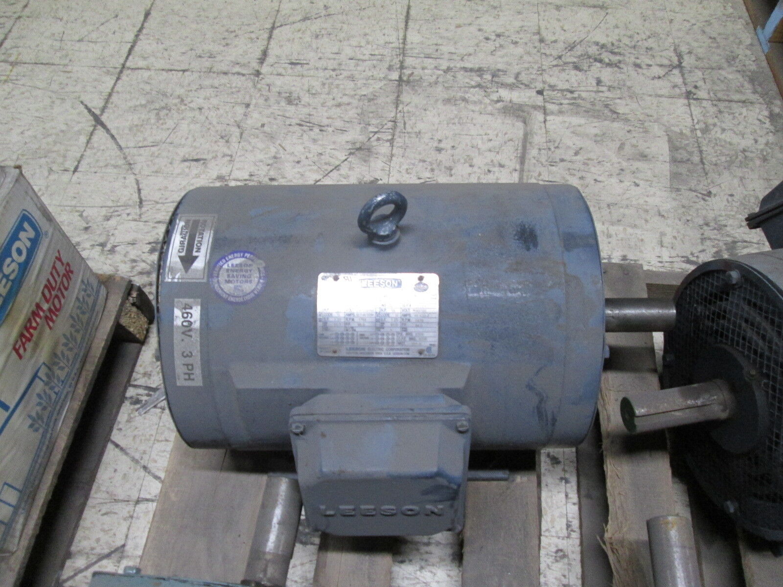 Leeson C256T17DB9B AC Motor G151541.60 20HP 1765RPM FR:256T ENCL:ODP Used