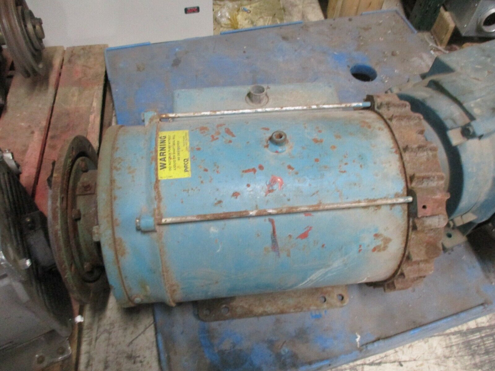 GE AC Motor 5K284KD224A 25HP 1800RPM 230/460V 61.2/30.6A TEFC Encl. Used