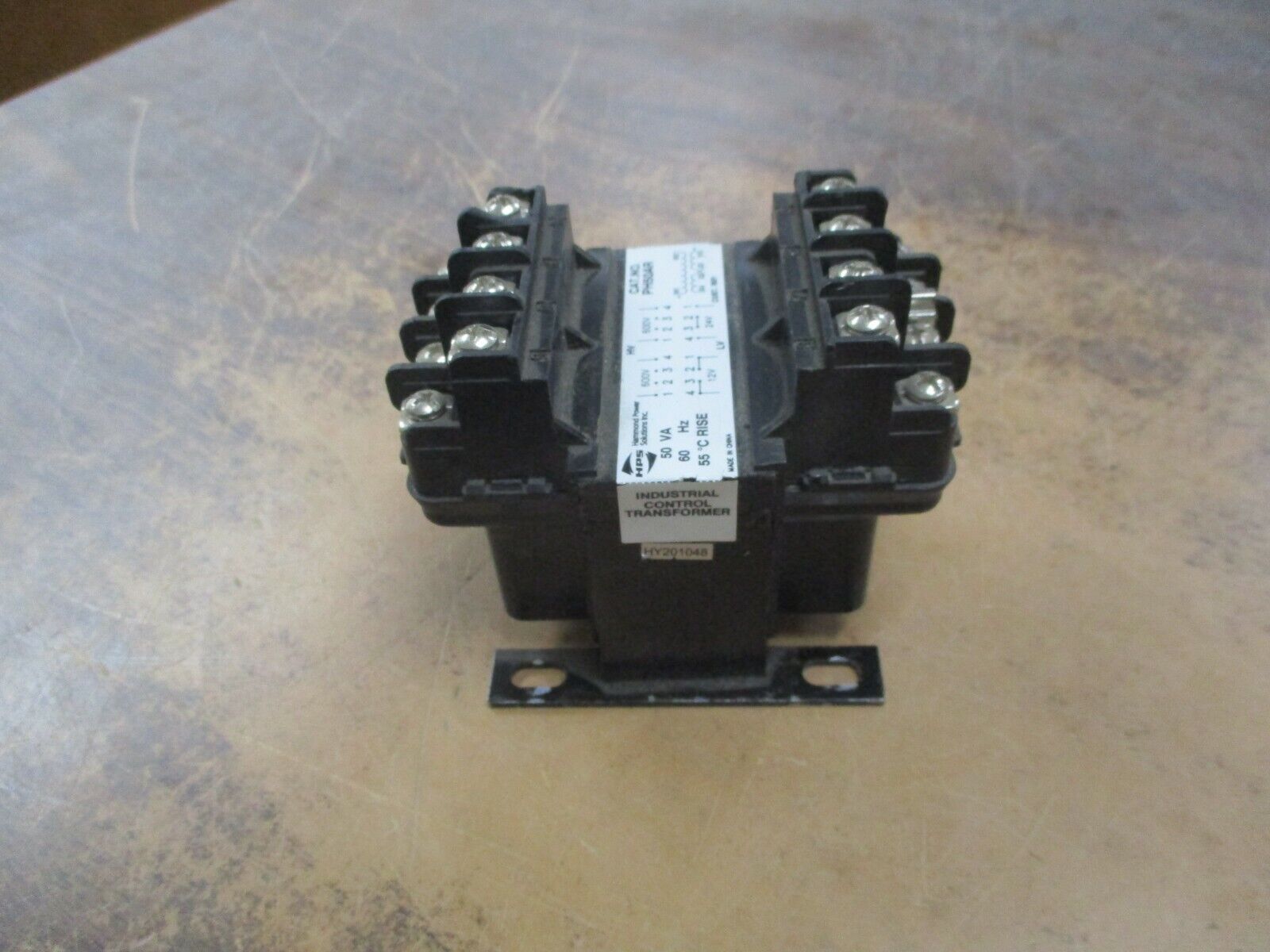 Hammond Transformer PH50AR 50VA Pri:600V Sec:12/24V 60Hz Chipped Insulator Used