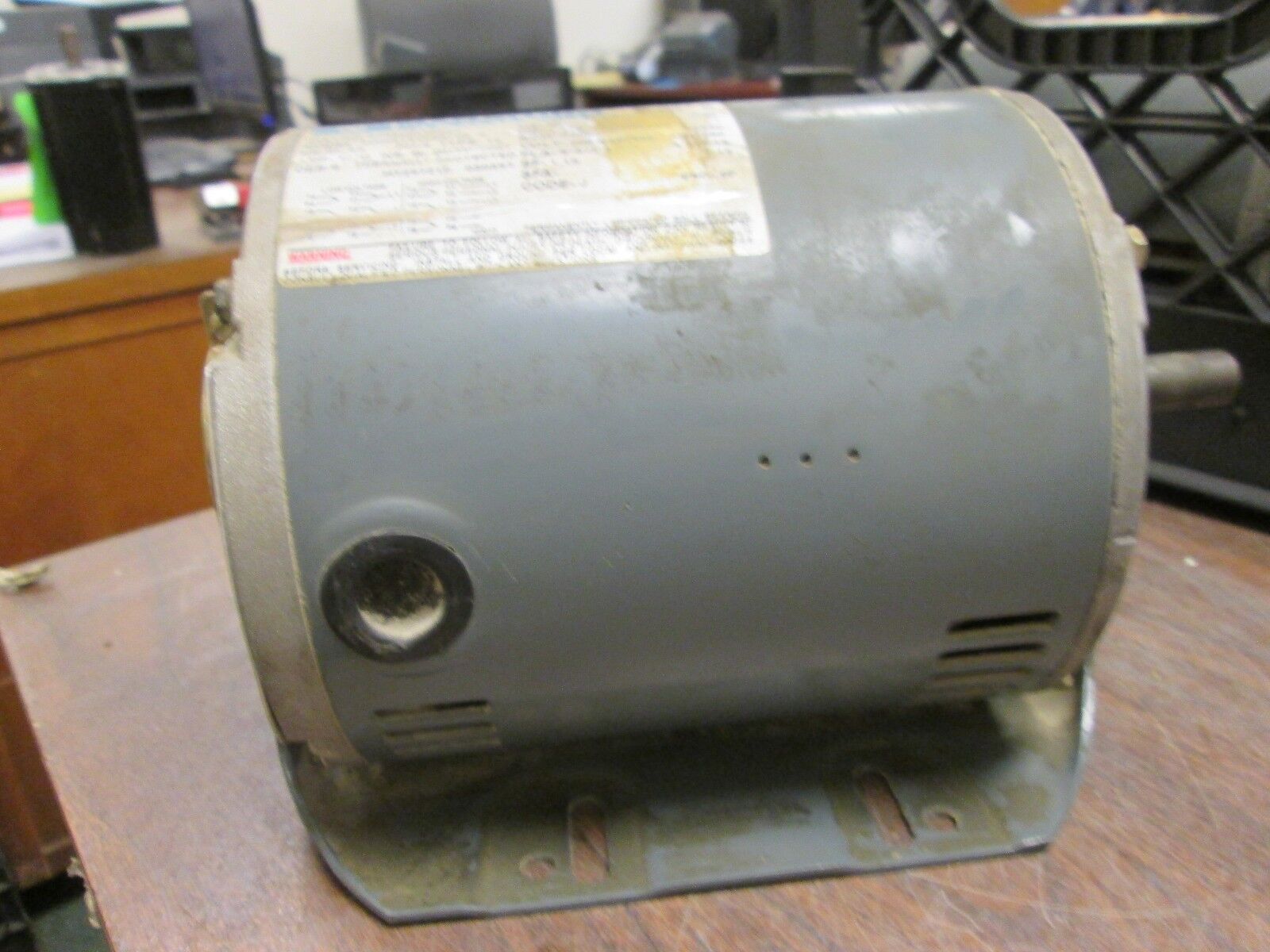 Marathon Belted Blower Motor 4UC56T34D5515B P 1.5HP 3600RPM 5-5/2.5A 3Ph Used