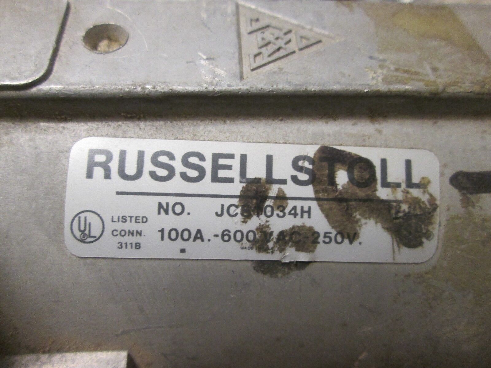 RussellStoll  Connector  JCS1034H  100A  600V  3P  4W