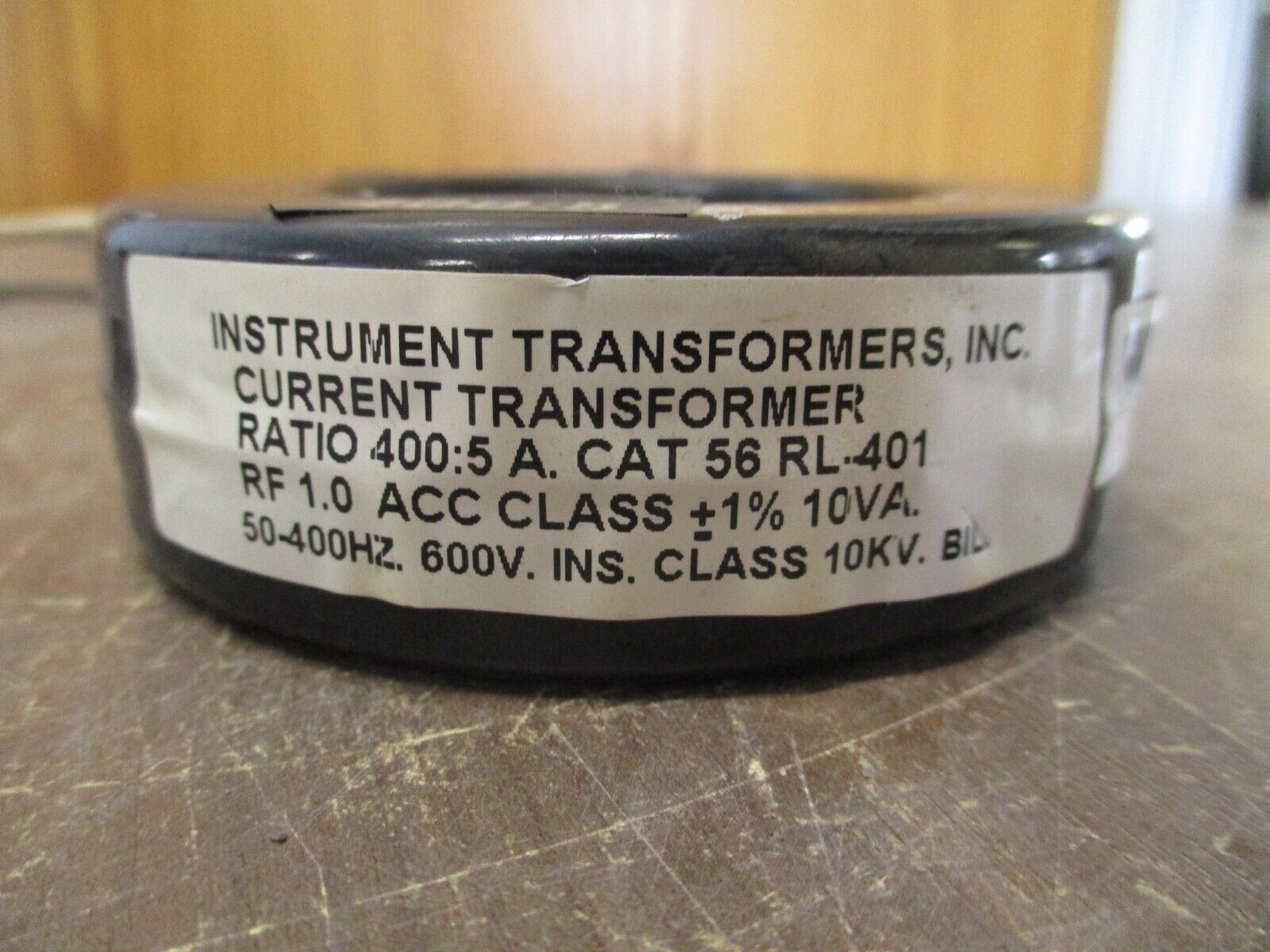 Instrument Transformers Current Transformer 56 RL-401 Ratio 400:5A 600V 50-400Hz