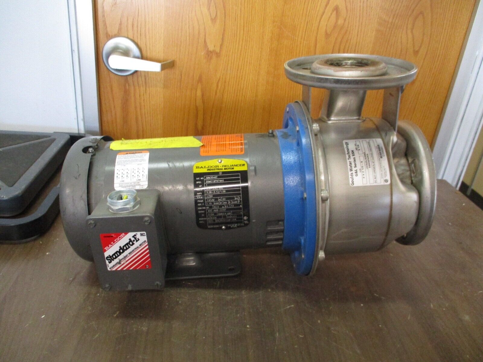 Goulds G&L Series SSH Centrifugal Pump 5SH4E52E5 Size: 2x2½-6 Dia: 5 1/8" 1HP