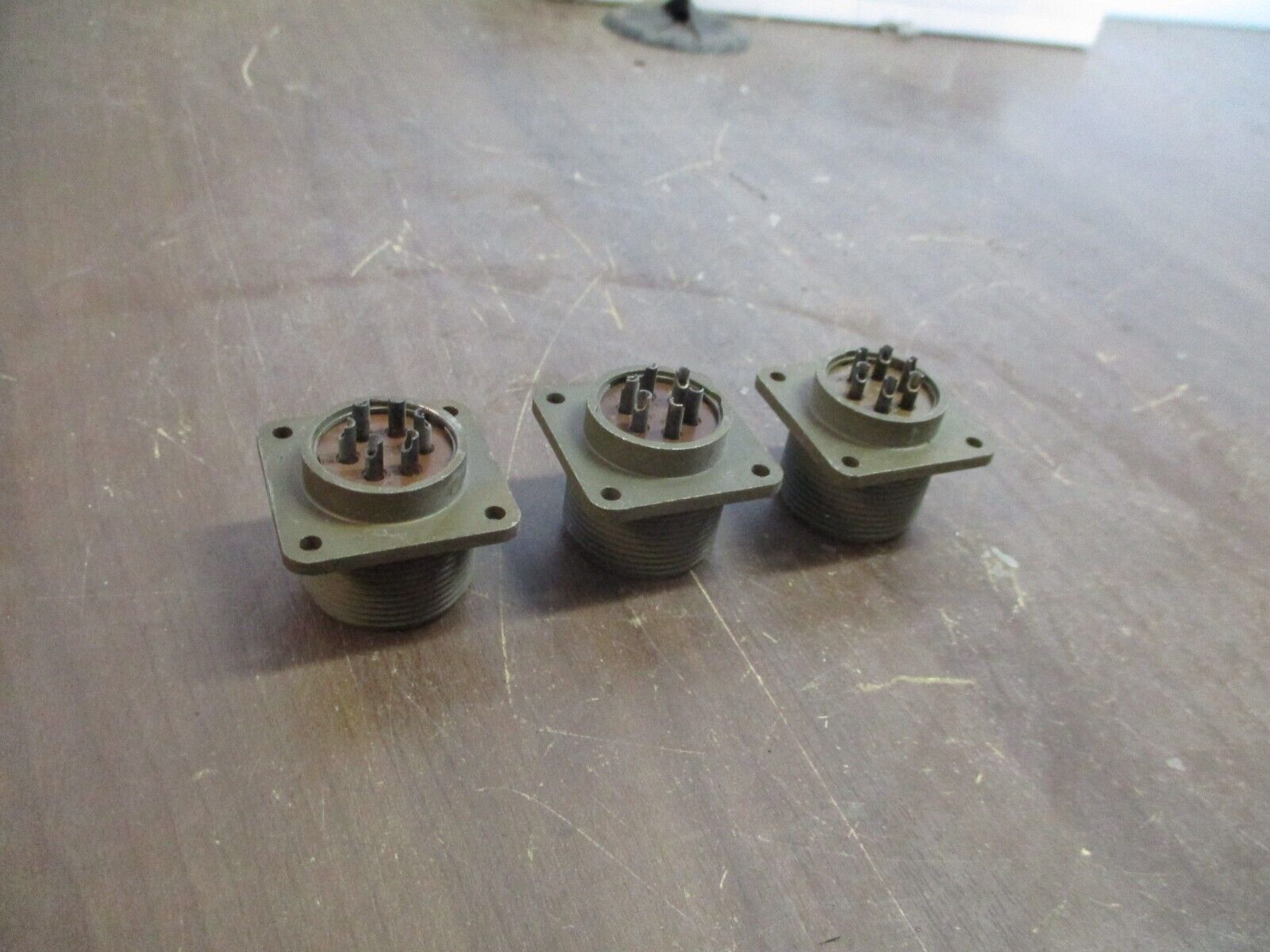 Cannon Receptacle MS3102A18-12S 6-Pin *Lot of 3* Used