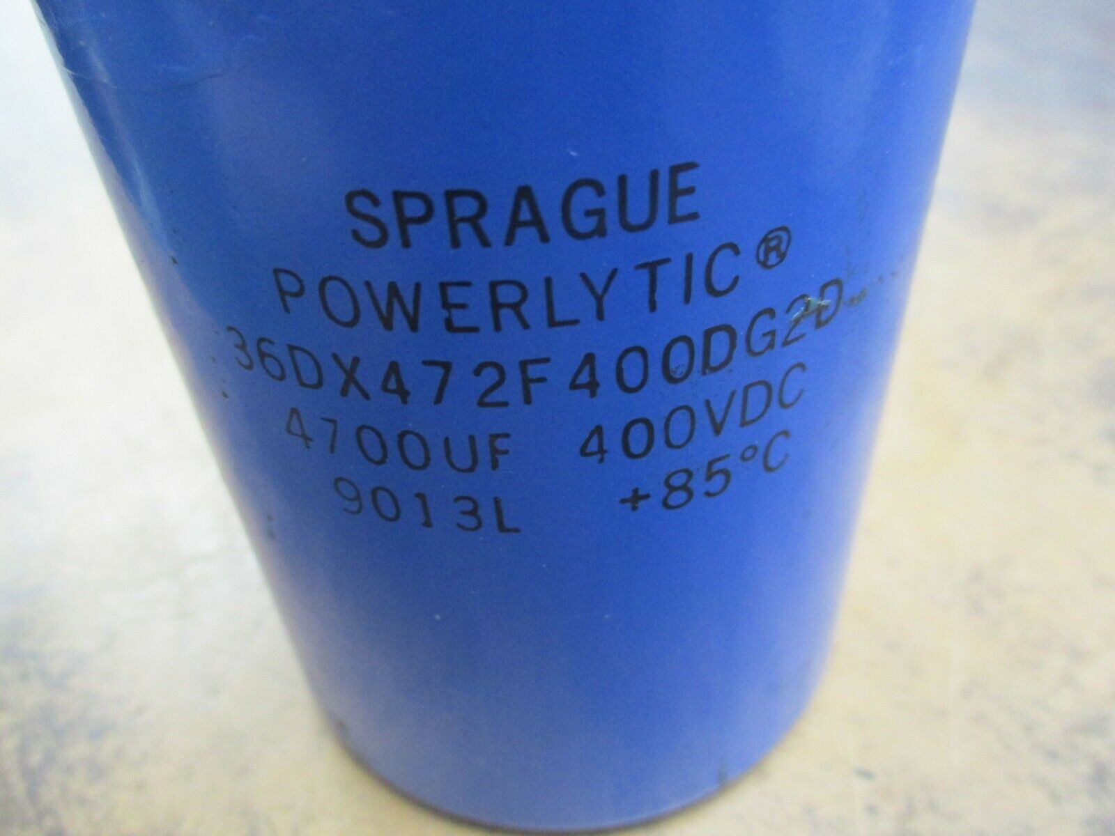 Sprague Powerlytic Capacitor 36DX472F400DG2D 4700UF 400VDC Used