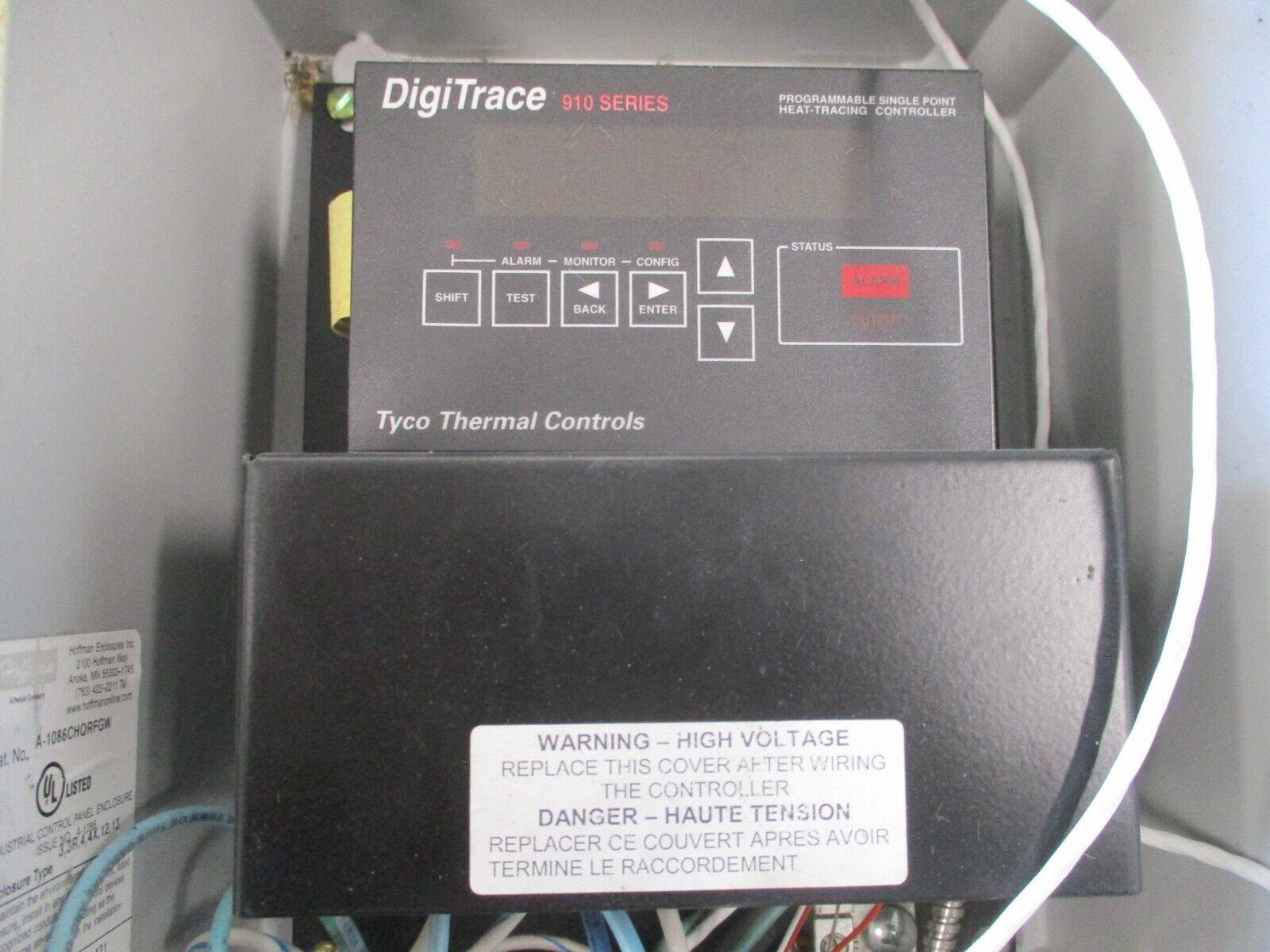 Tyco DigiTrace Heat-Tracing Controller 910 Series Single Point Programmable Used