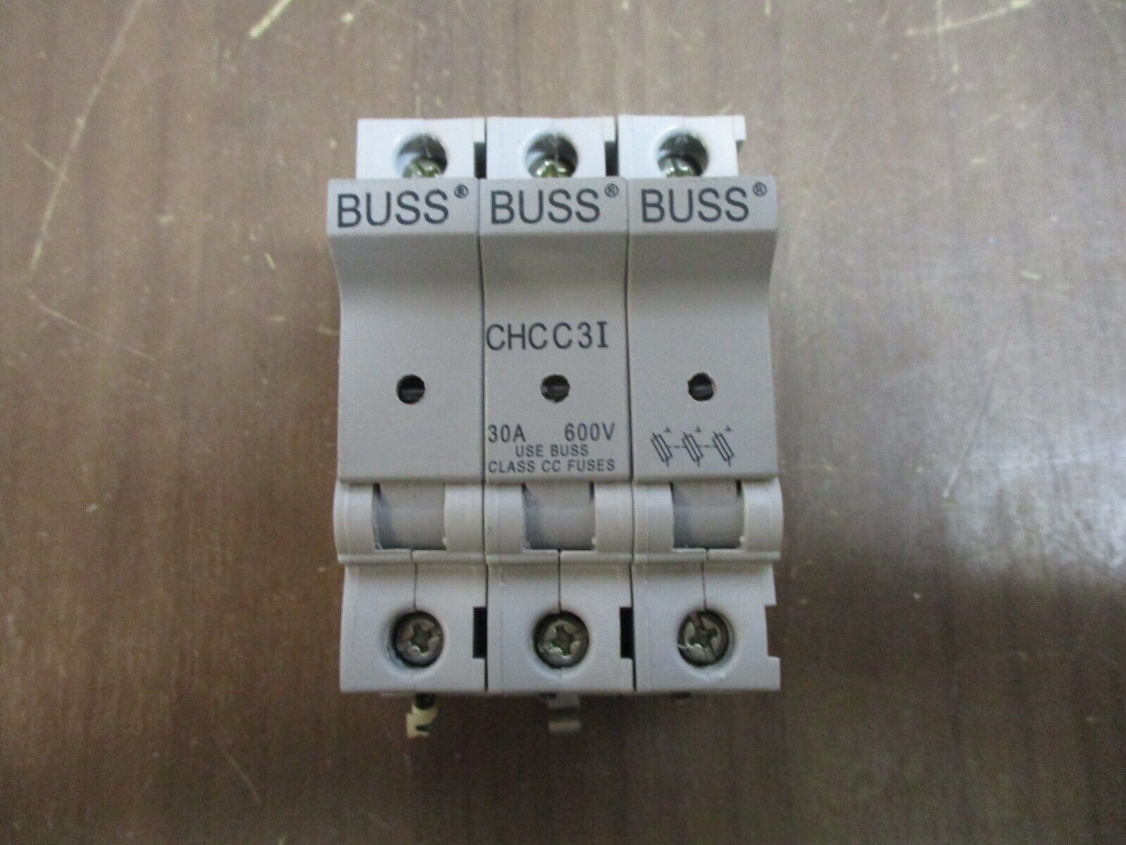 Buss Fuseholder CHCC3I 30A 600V 3P Used