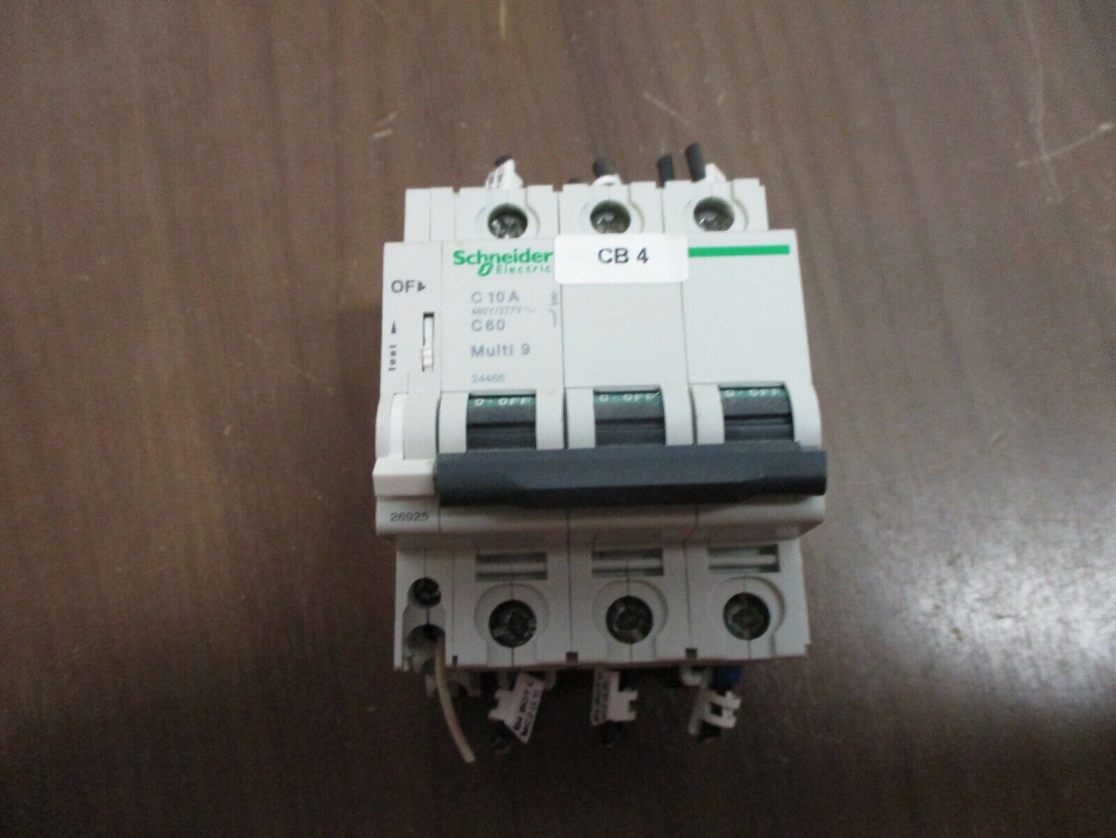 Schneider Electric Multi 9 Circuit Breaker 24466 10A 480Y/277V 3P w/ Aux Switch