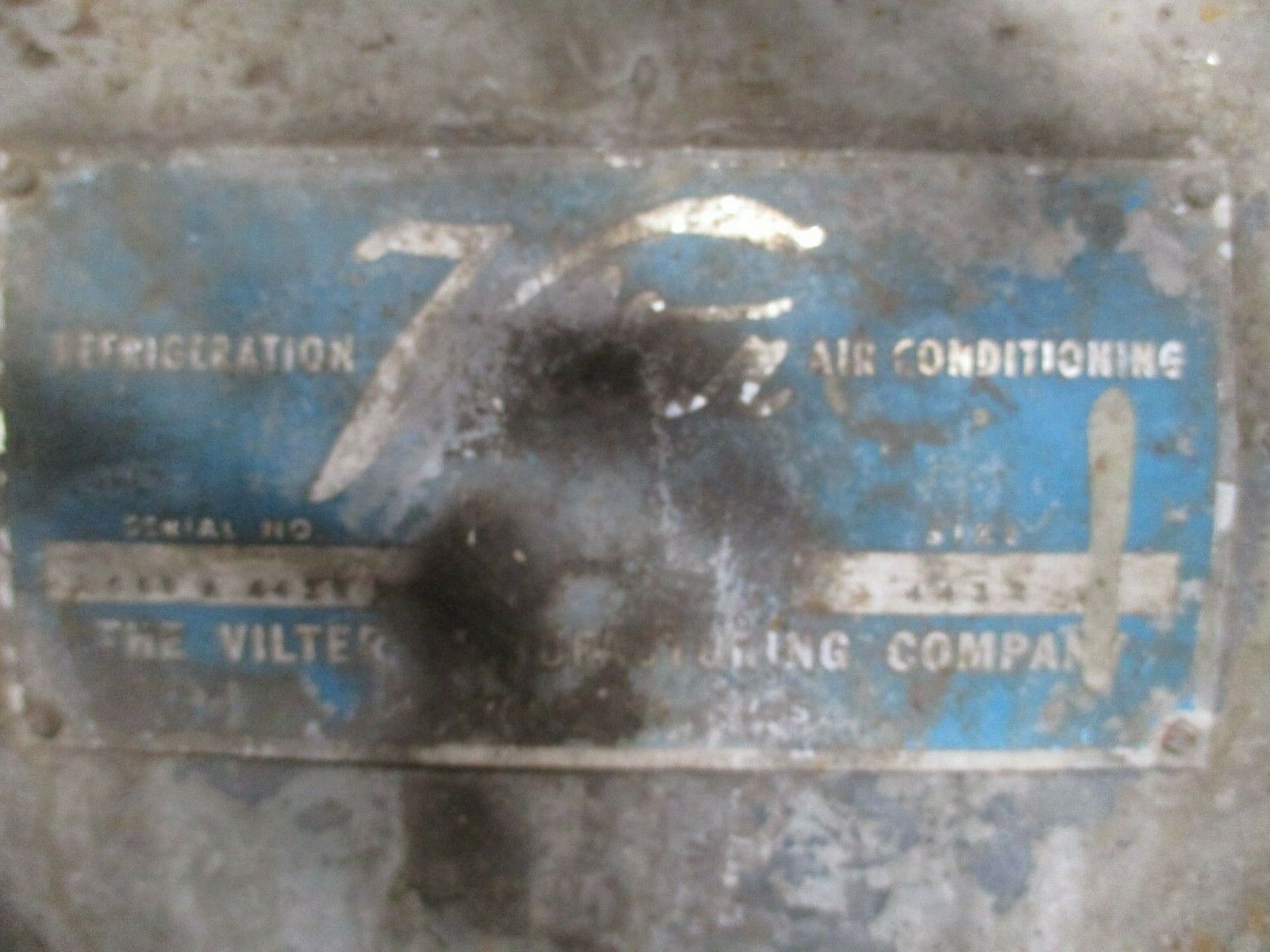 Vilter Reciprocating Ammonia Compressor Size: 4412 Not Working / For Parts