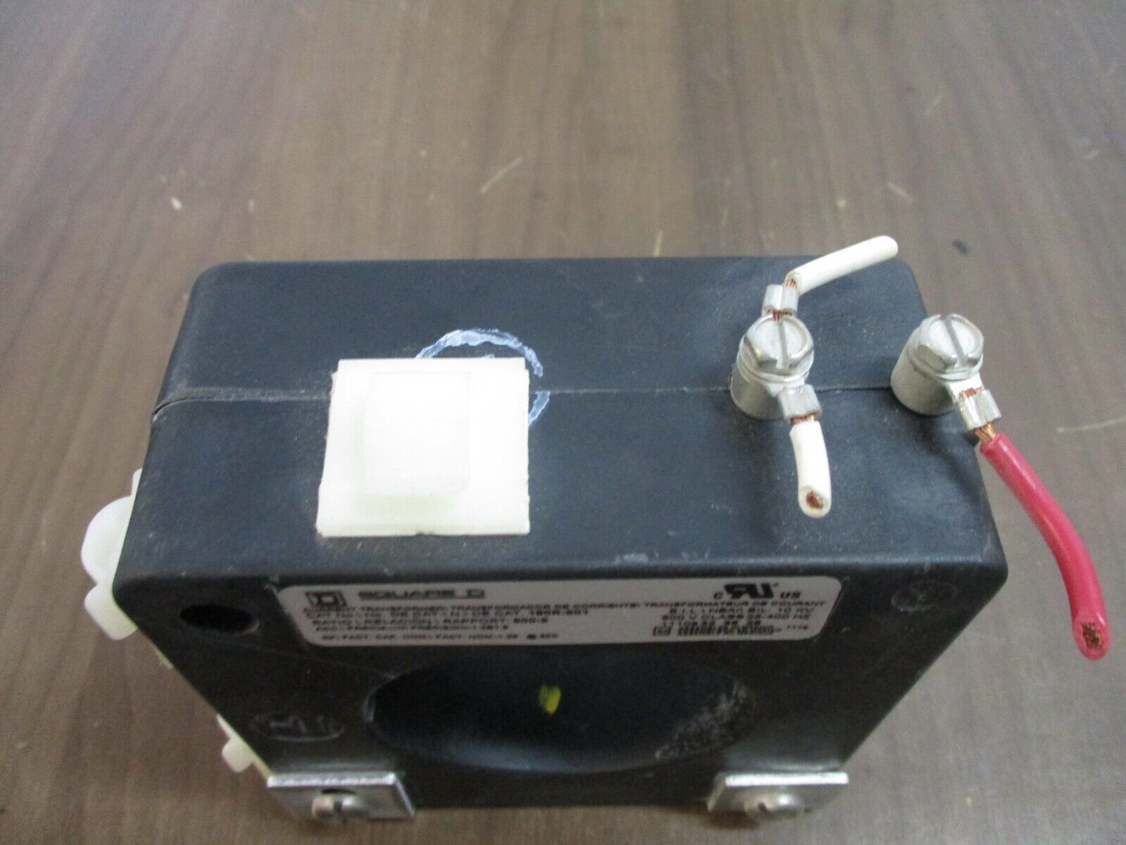 Square D Current Transformer 180R-801 Ratio 800:5A 600V 25-400Hz 10kV BIL Used