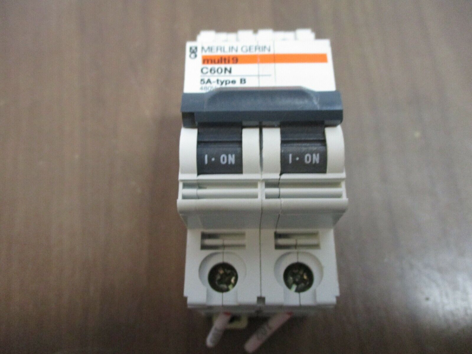 Merlin Gerin Multi9 Type B Circuit Breaker C60N-2P-5A-B 5A 480V 2P Used