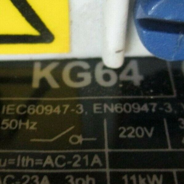 Kraus & Naimer Disconnect Switch KG64 60A 600V *No Handle* *No DIN Rail Mount*