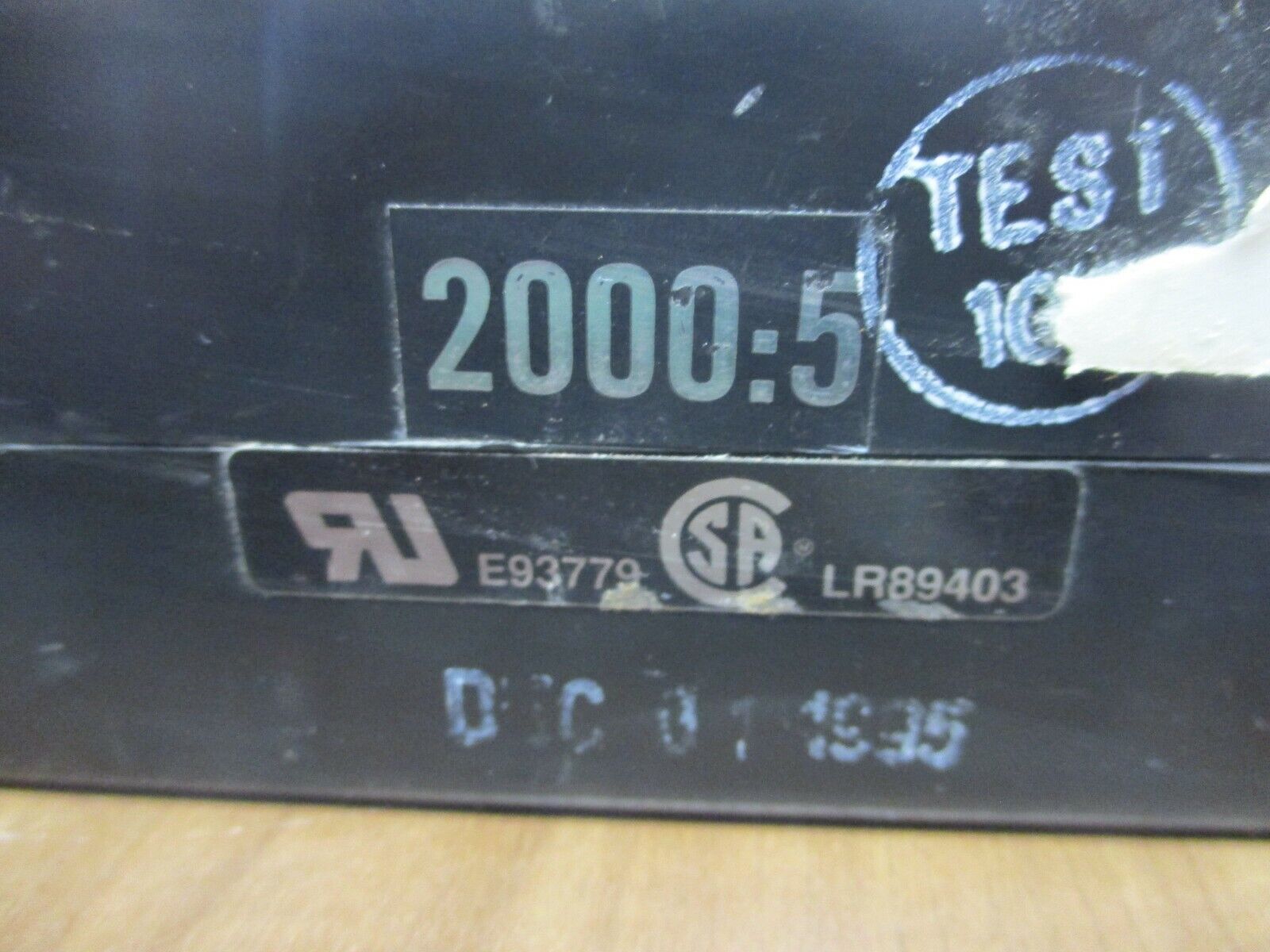 Instrument Transformers Current Transformer 120-202 Ratio 2000:5A 600V 50-400Hz