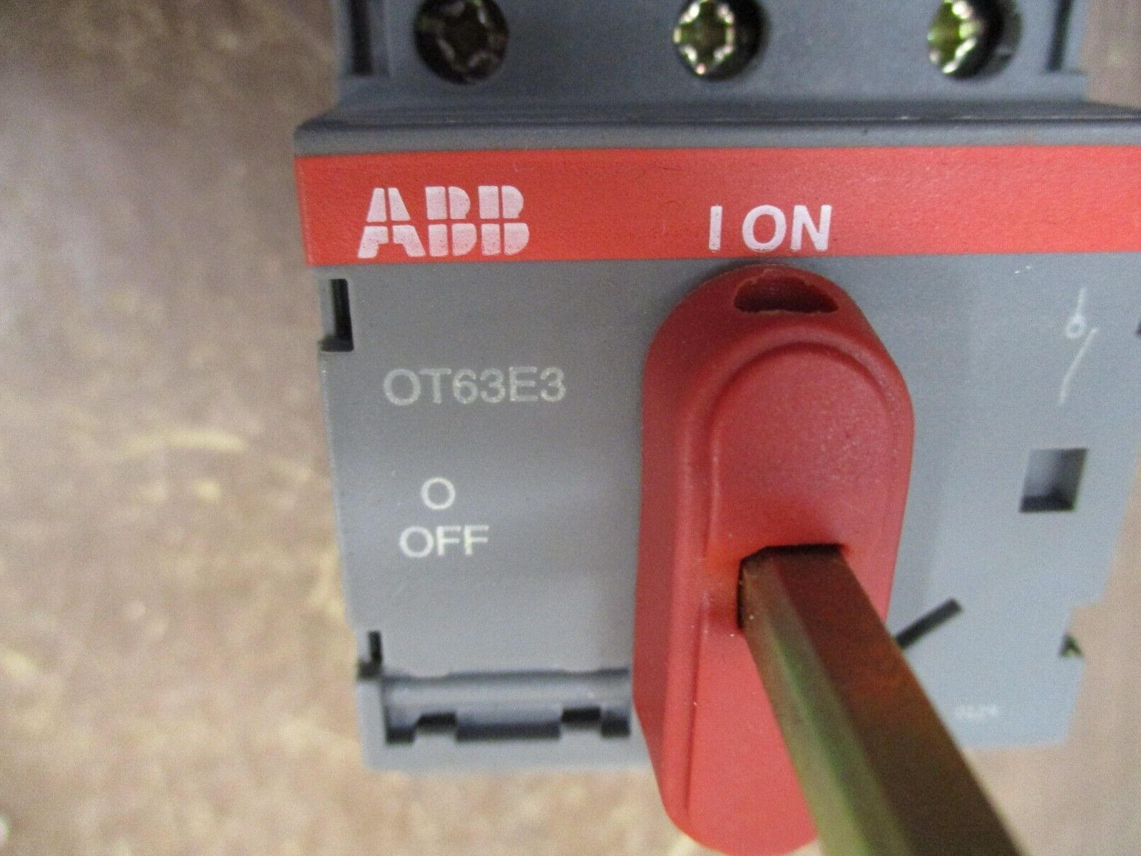 ABB Disconnect Switch OT63E3 80A 600V 3P *No Handle* Used