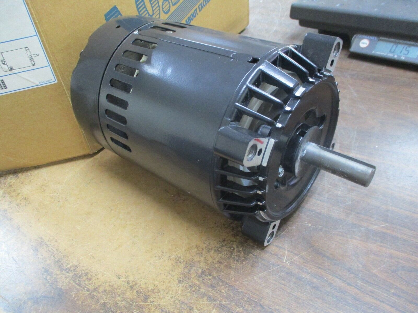 A.O.Smith AC Motor K1032 1/3HP 3500RPM FR: 56C 115/230V 8.6/4.3A 1Ph New Surplus