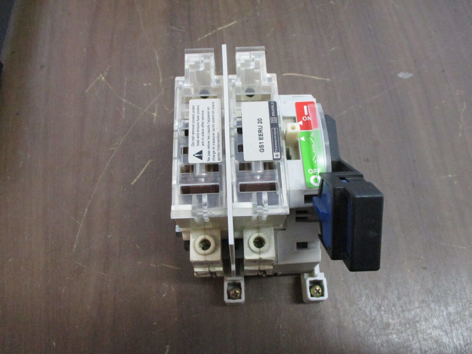 Schneider Electric Fusible General Purpose Switch GS1EERU20 30A 600V 1Ph Used