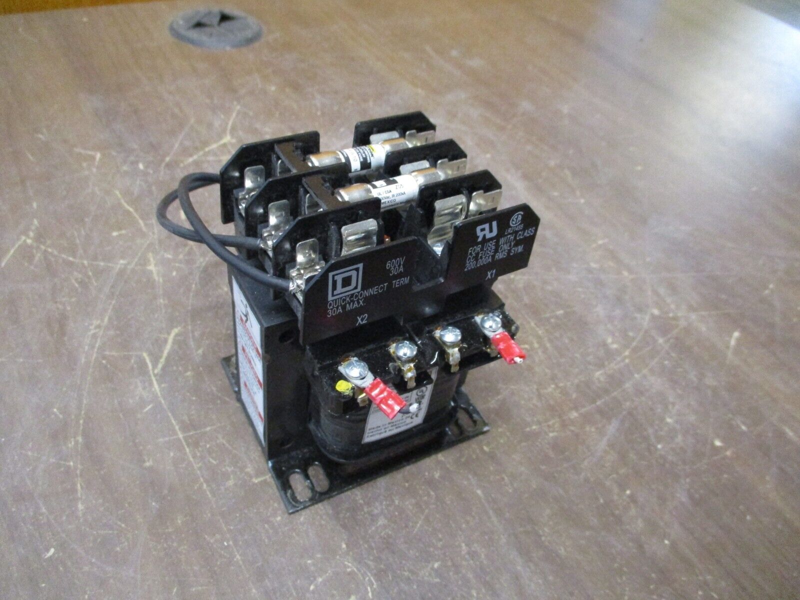 Square D Transformer 9070TF100D1 0.1kVA Pri: 240/480V Sec: 120V 50/60Hz Used