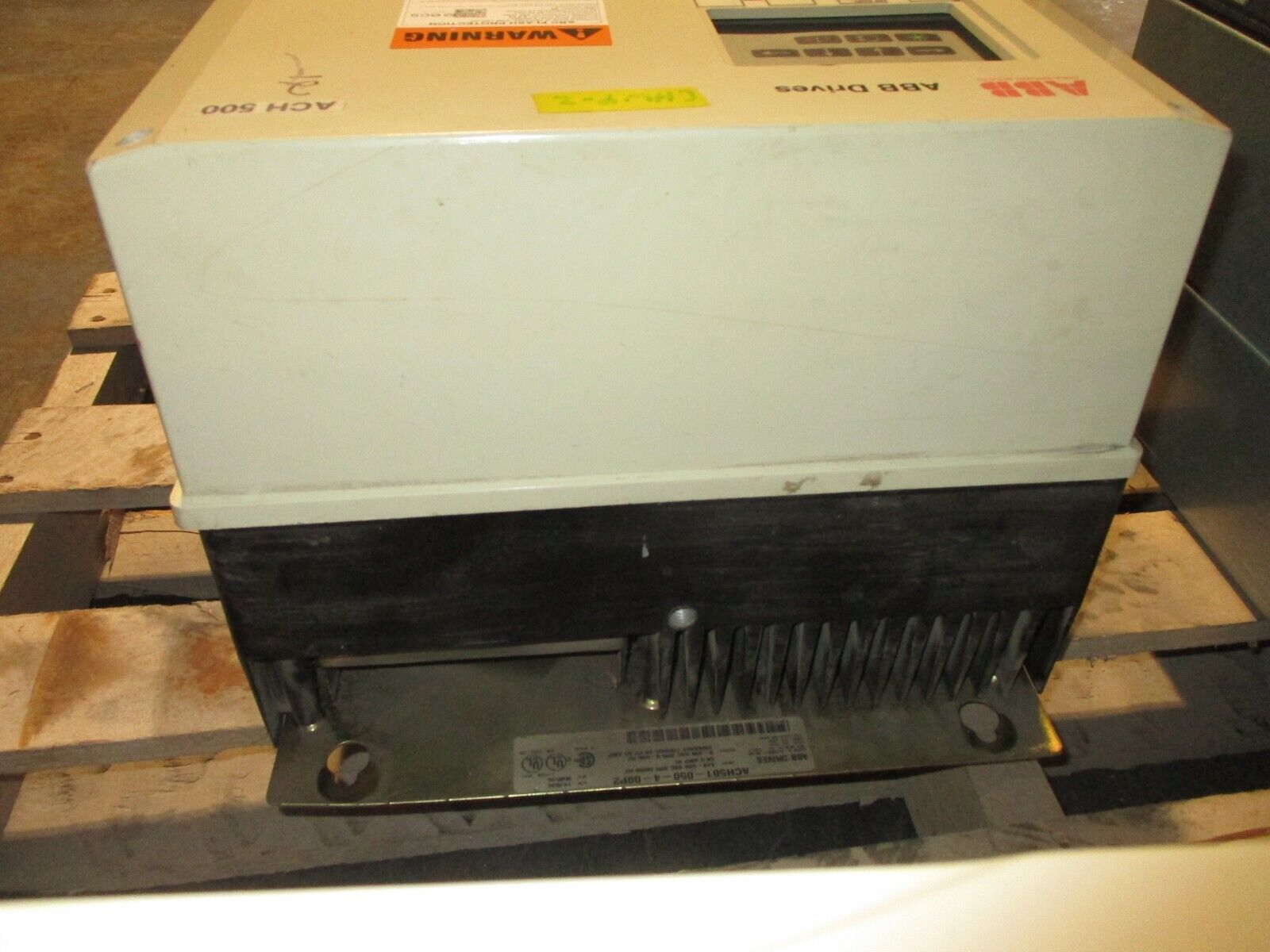 ABB ACH 500 AC Drive ACH501-050-4-00P2 50HP *Missing Knob* Used