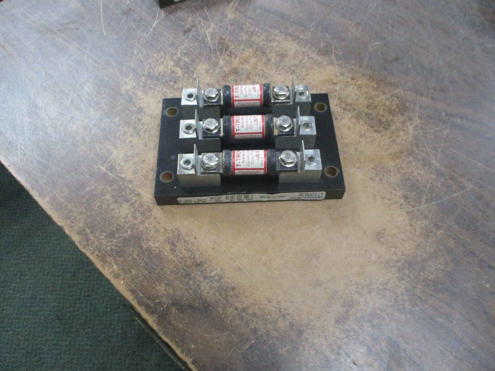 Marathon Fuse Holder w/ Fuses 6T100A3B 100A 600V w/ (3) 70A Fuses Used