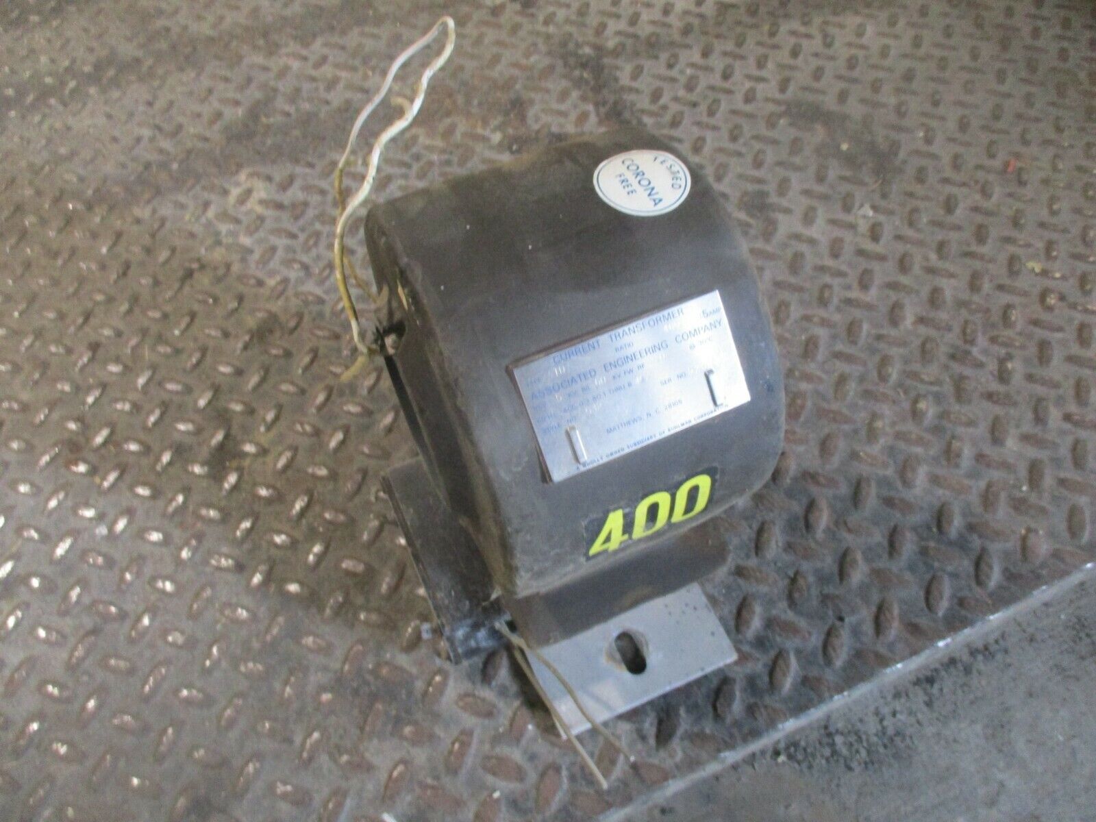 Associated Engineering Company Type TD Current Transformer 532 Ratio 400:5A Used