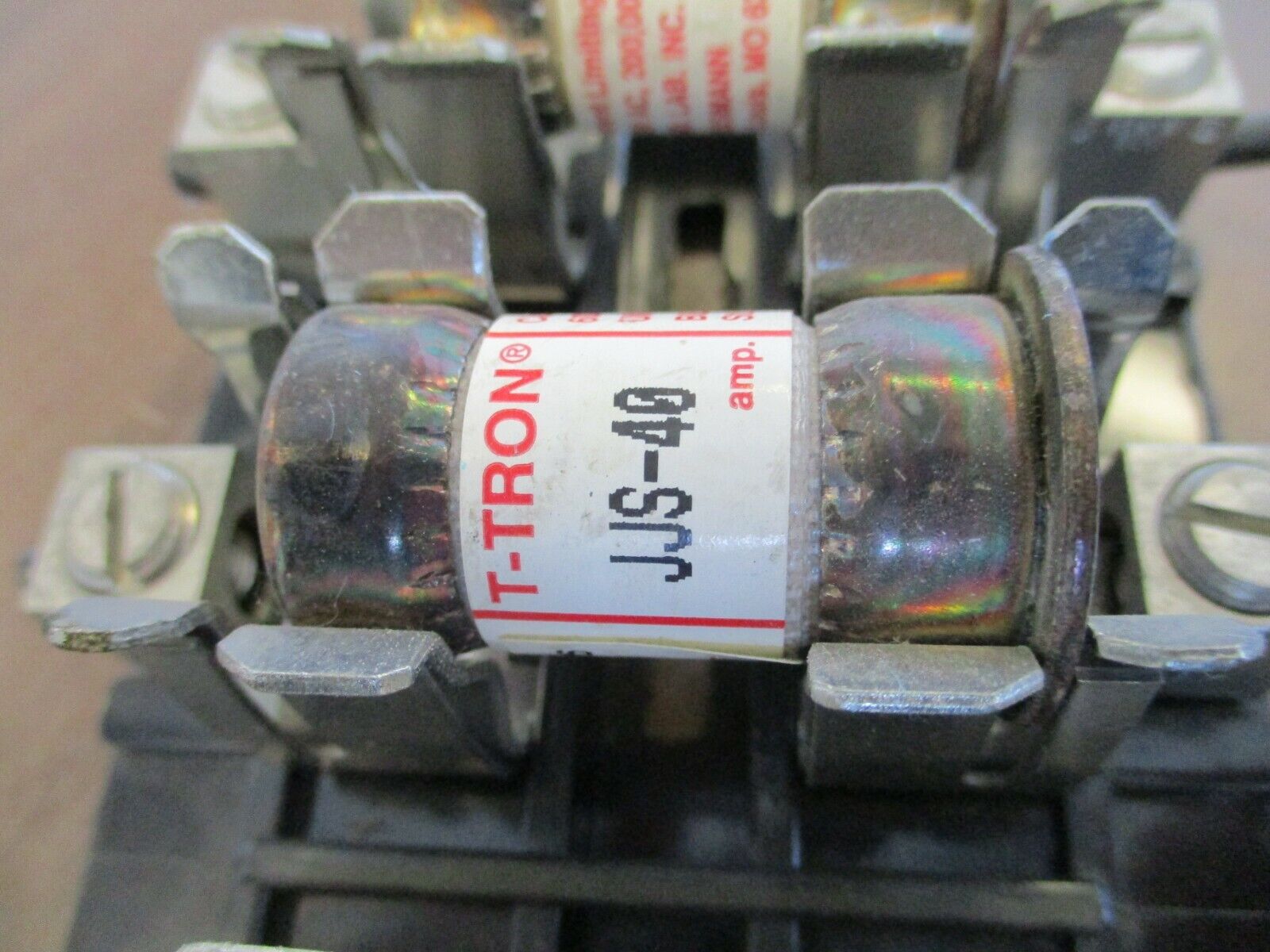 Marathon Fuse Block R6T60A3B 60A 600V 3P w/ (3) 40A Fuses Used