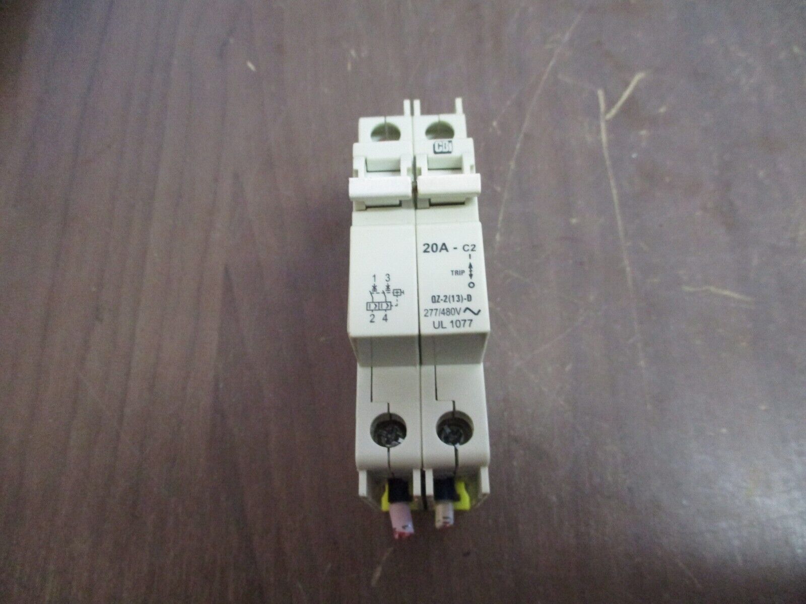 CBi Circuit Breaker QZ-2(13)-D-20 20A 277/480V 2P Used