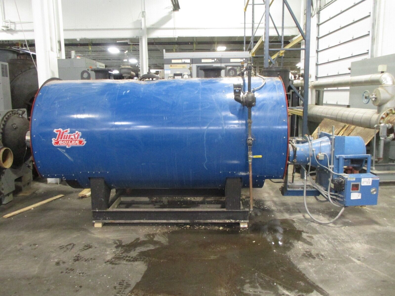 Hurst Series 500 Firetube Boiler 100HP 500 SQ FT Heating Surface MFD 2005 Used