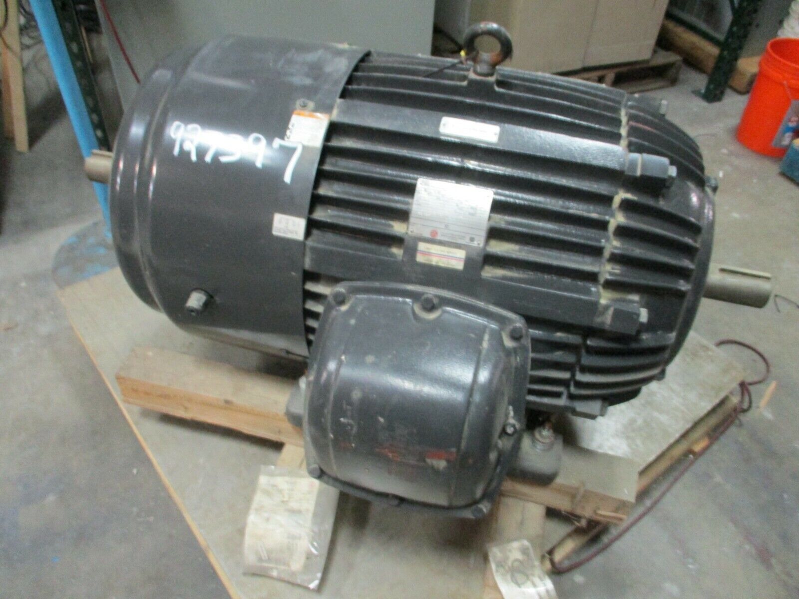 US Motors Double-Shaft AC Motor X150E2CS-P 150HP 1800RPM 460V TE Used