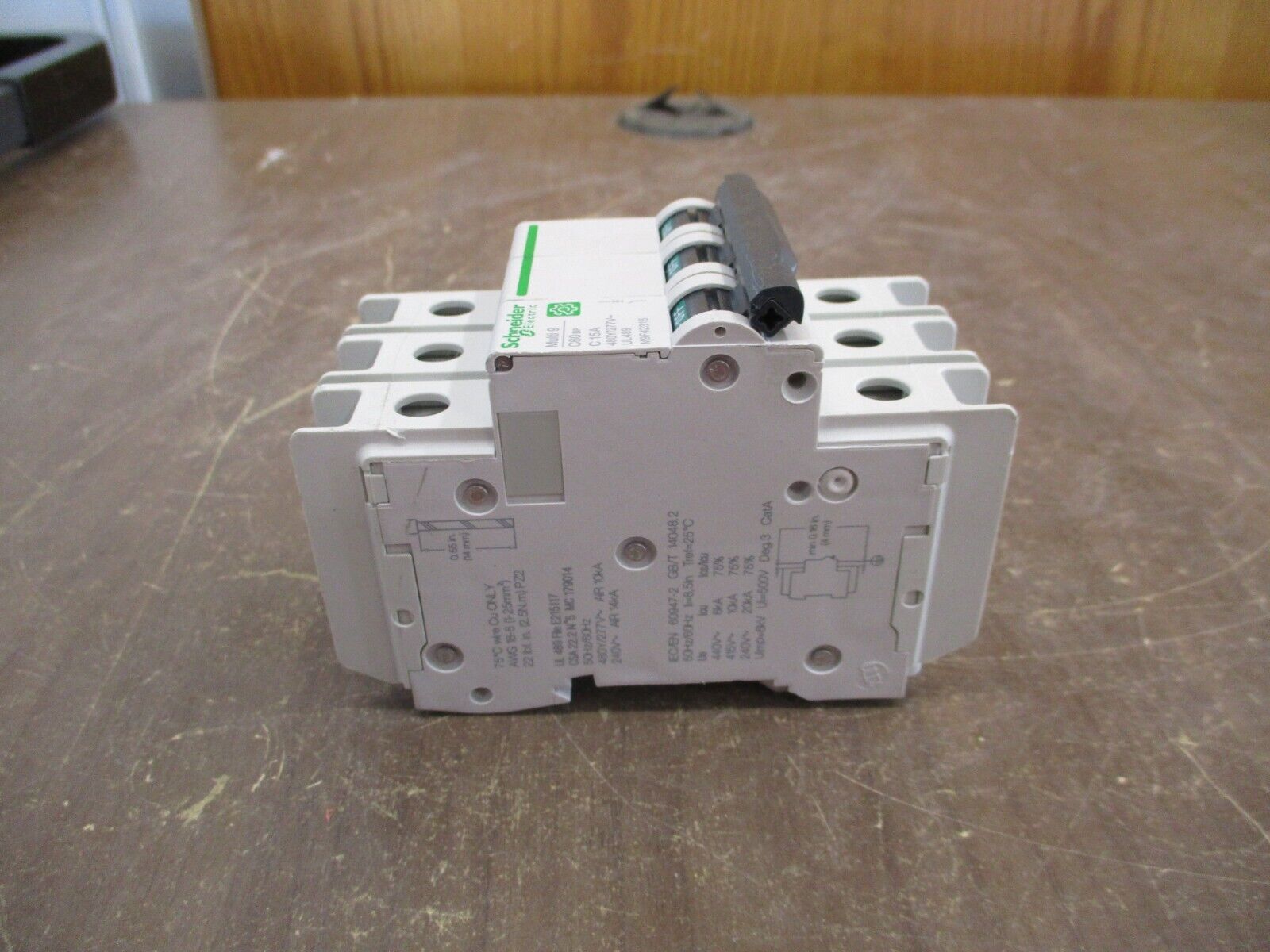 Schneider Electric Multi 9 Circuit Breaker M9F42315 15A 480Y/277V 3P Used