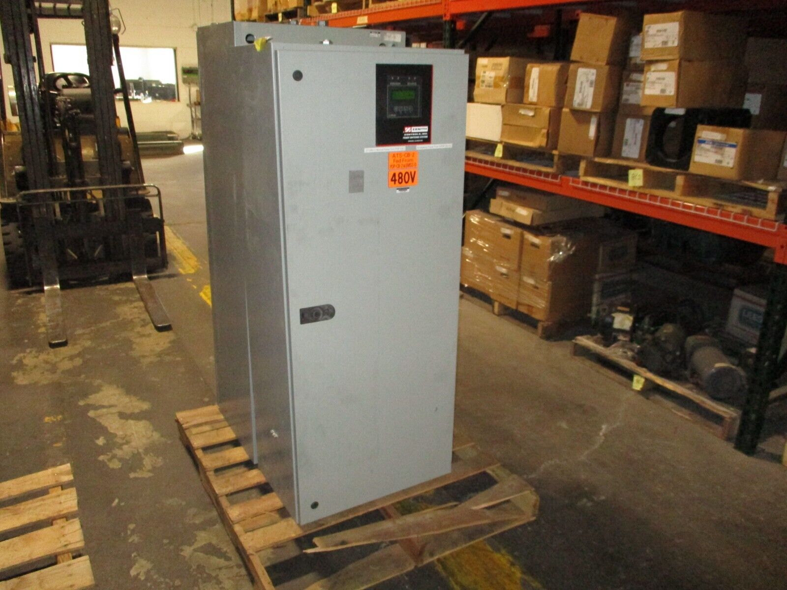 Zenith Automatic Transfer Switch ZTSL40EC-7 400A 277/480V 3Ph 60Hz Used