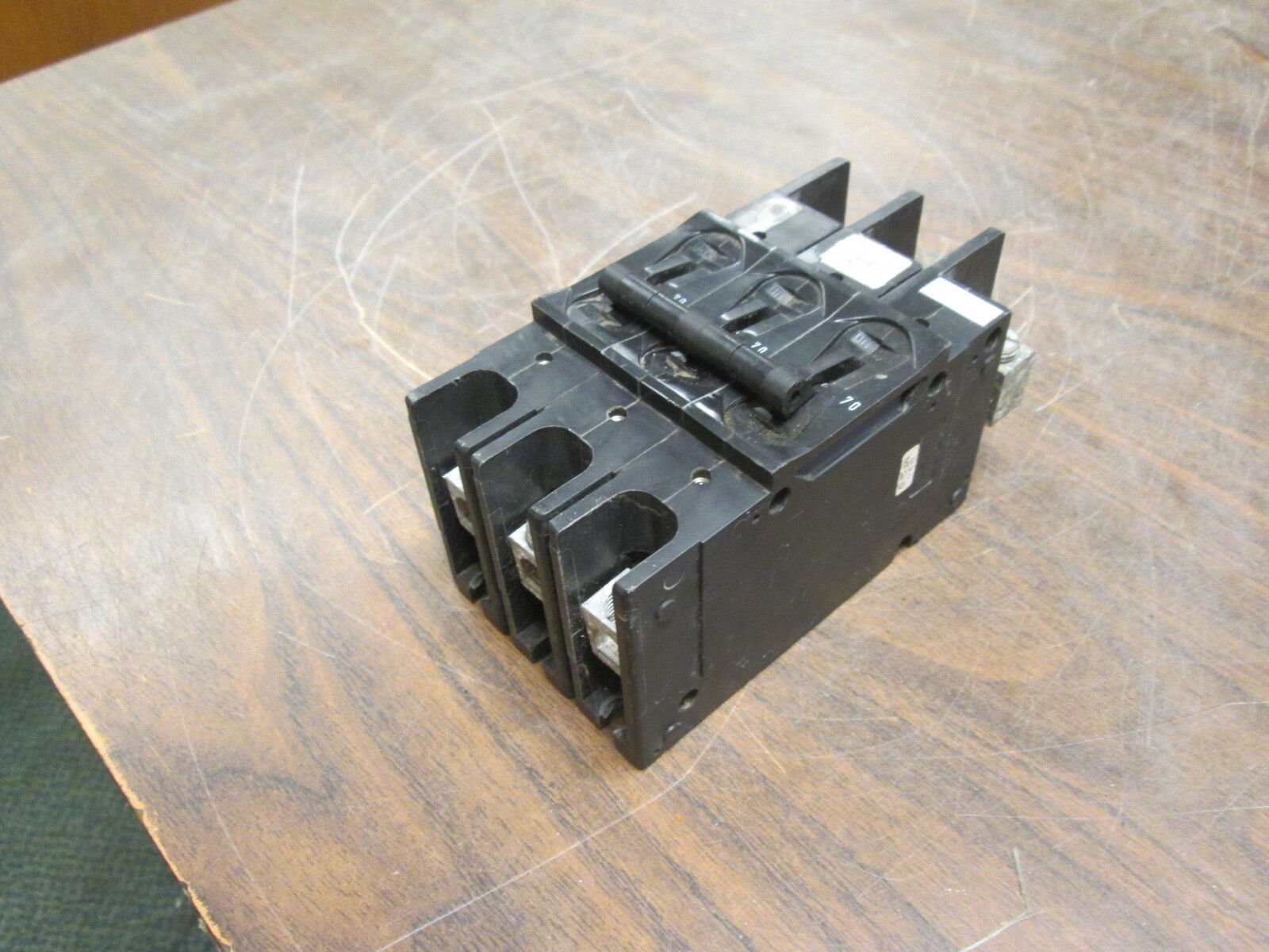 Airpax Circuit Breaker 209-3-1-63F-4-2-70 70A 240V 3P *Broken Foot* Used