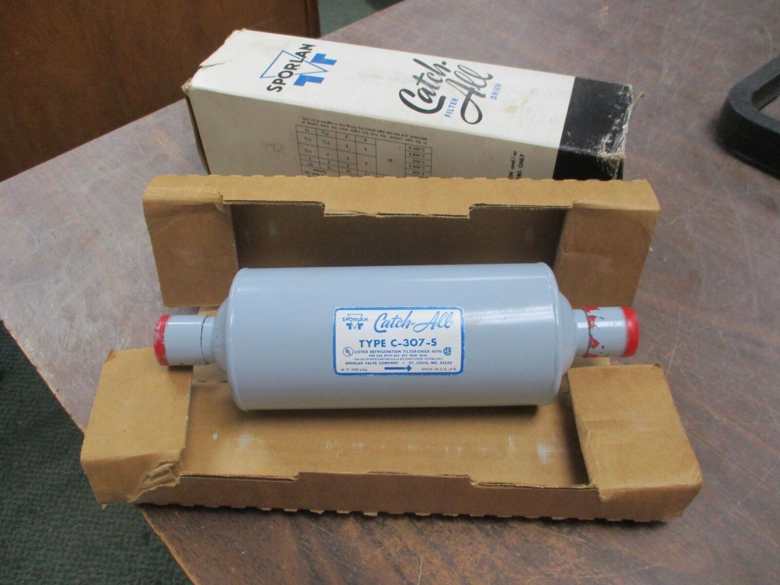 Sporlan Catch-All Filter-Drier C-307-S 7/8" ODF Solder 30 Cu.In. Desiccant