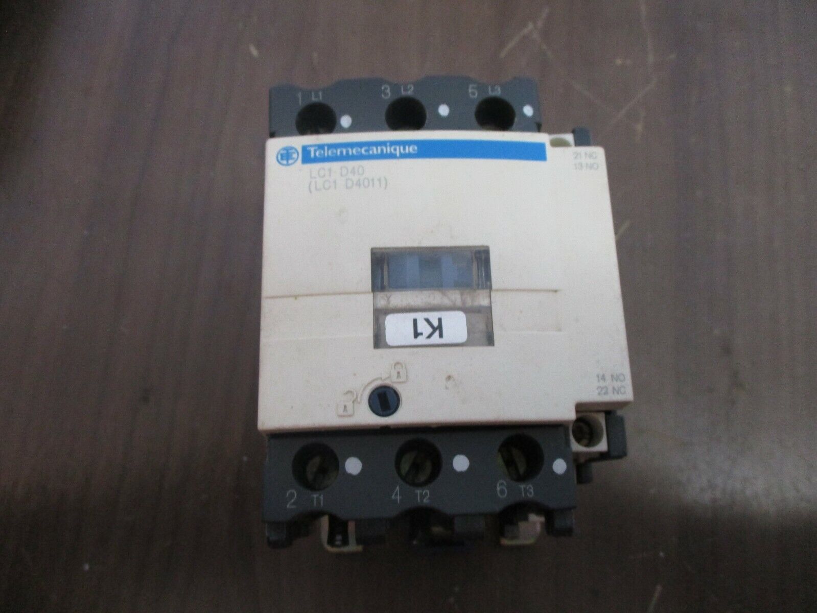 Telemecanique Contactor LC1 D4011 120V Coil 60A 600V Used