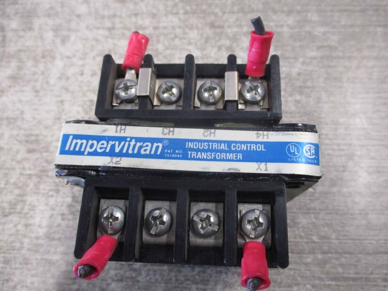 Micron Impervitran Control Transformer B025MD7JX Pri: 208/416V Sec: 24V Used