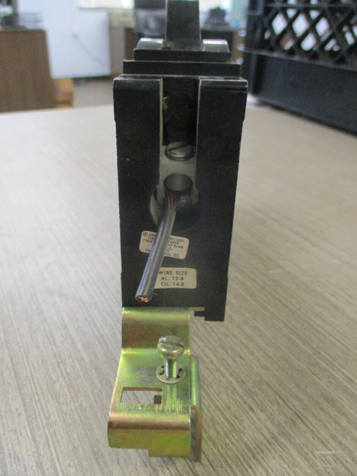 Square D I-Line Circuit Breaker FY-14020-A 20A 277V 1P Used.