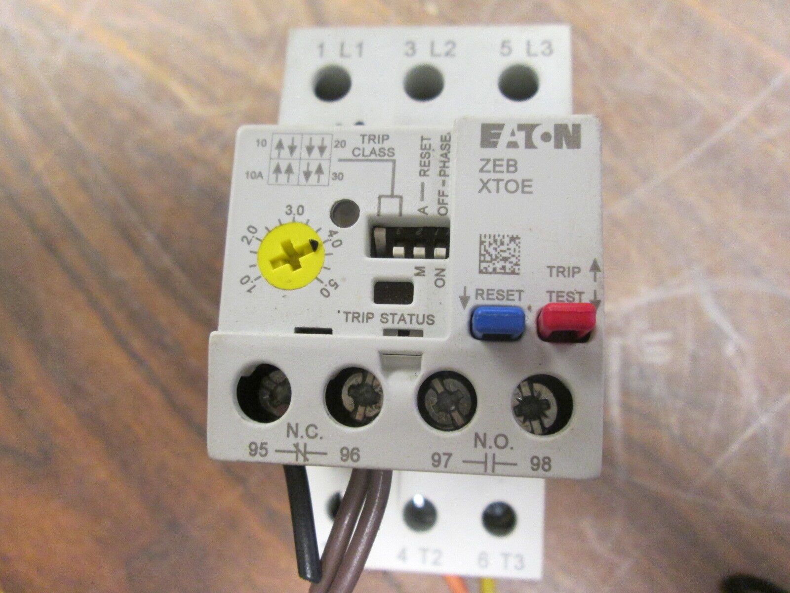 Eaton Solid State Overload ZEB XTOE Trip: 1-5A Used