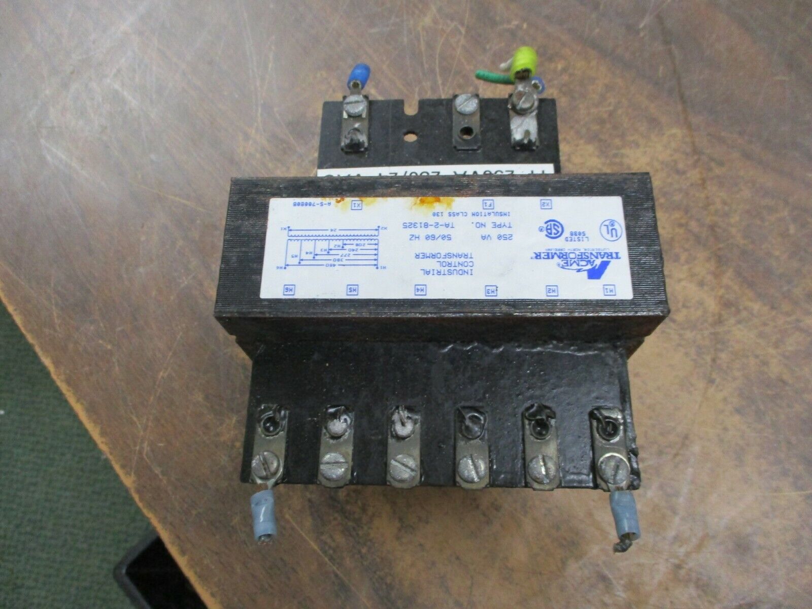 Acme Transformer Control Transformer TA-2-81325 250VA 50/60Hz Used