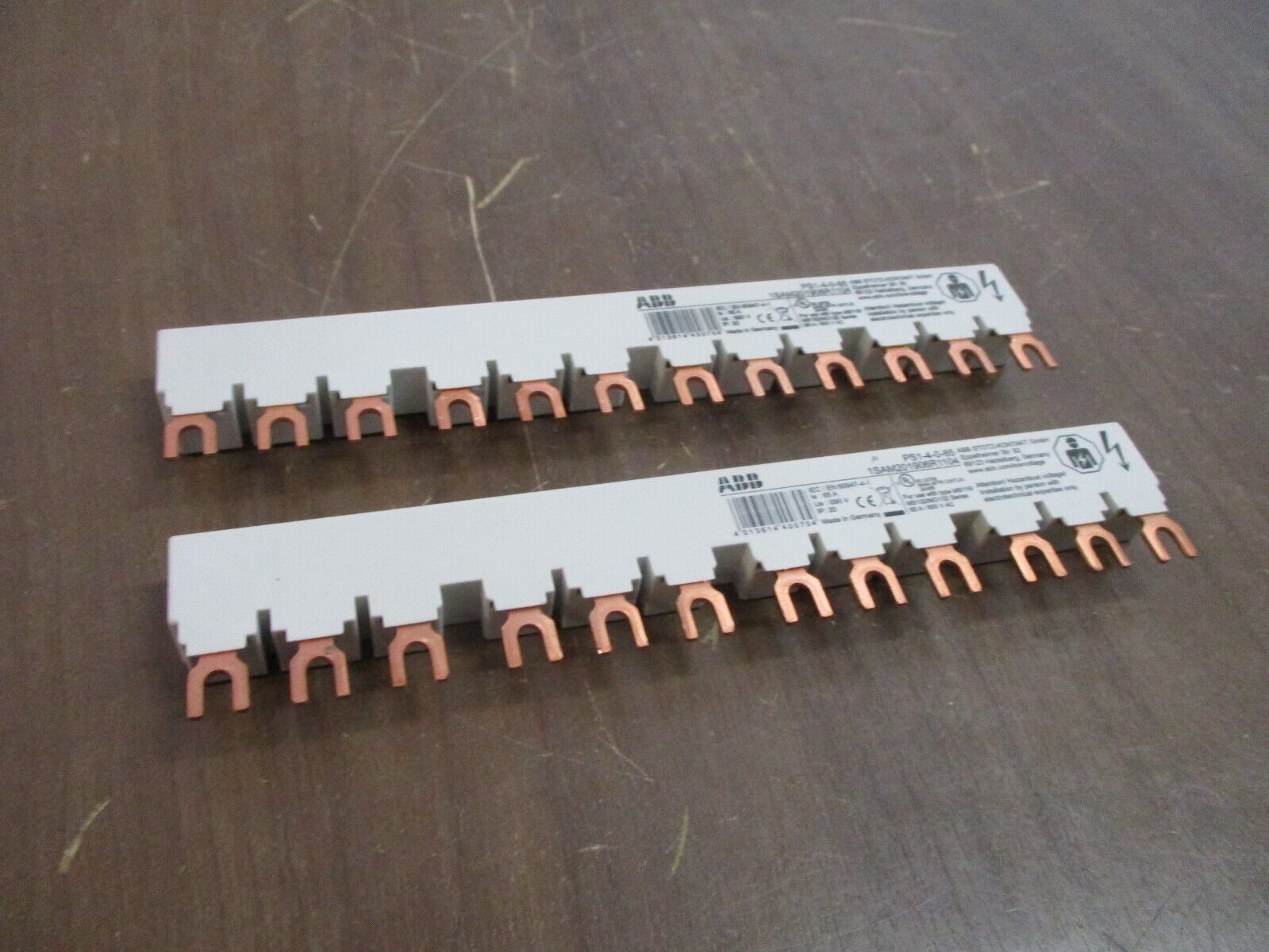 ABB Busbar PS1-4-0-65 65A 600V *Lot of 2* Used