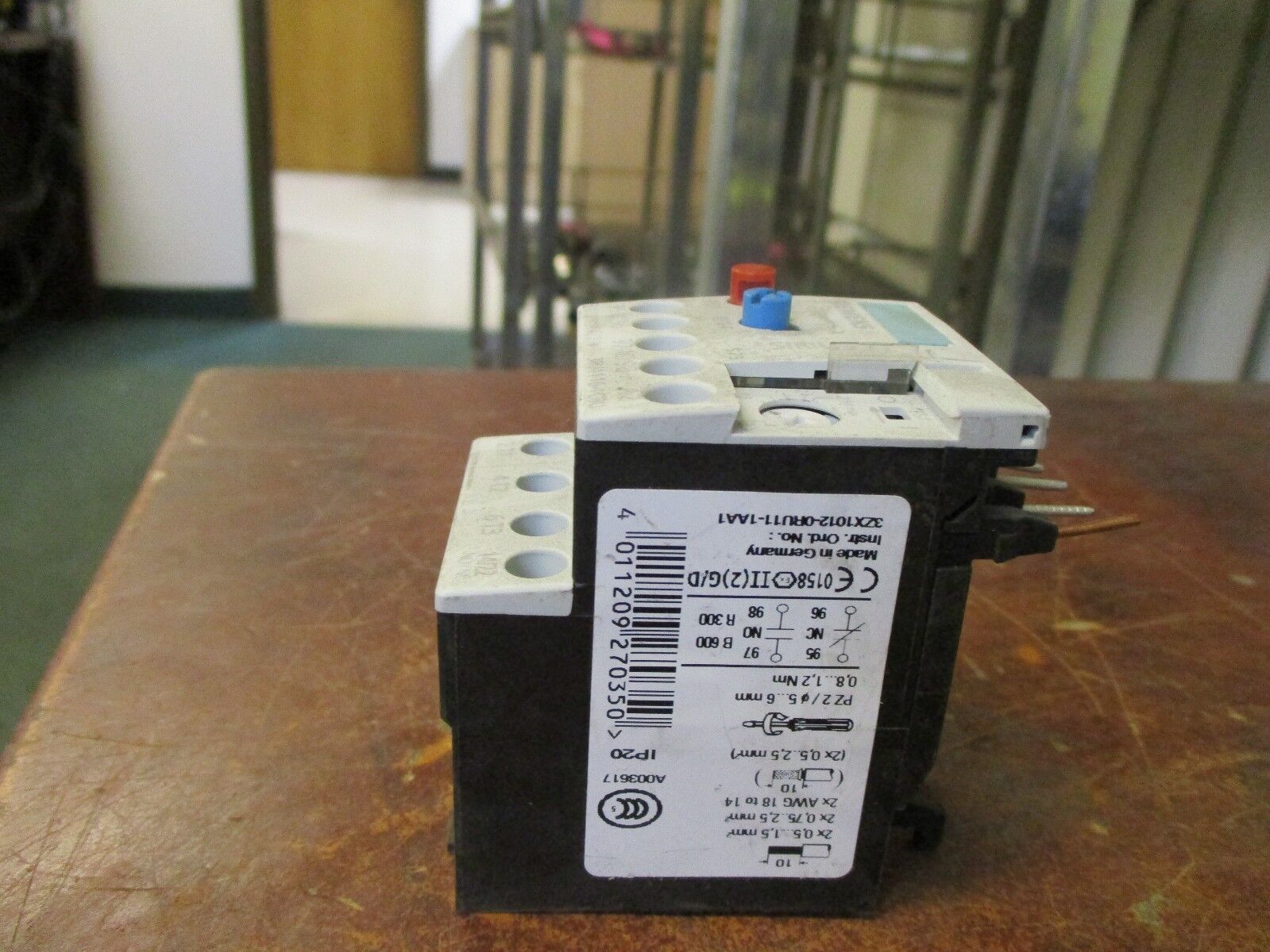 Siemens Sirius Solid State Overload 3RU1116-1CB0 Trip: 1.8-2.5A 600V Used