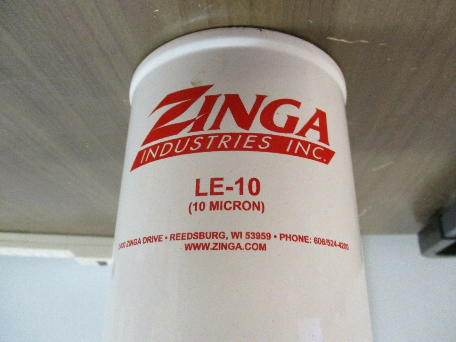 Zinga Filter LE-10 10 Micron Used