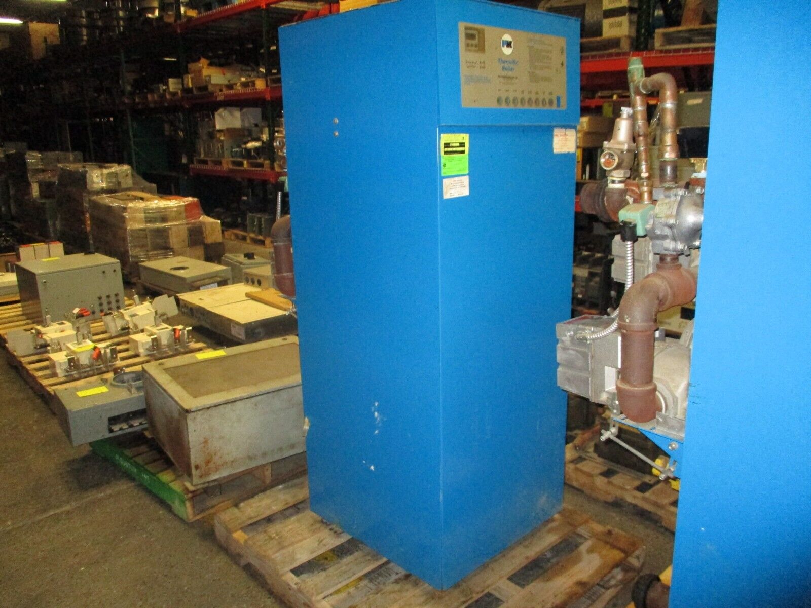 P-K Thermific Boiler N-1900-2 1,900,000 BTU Natural Gas 120V 1Ph 60Hz 12A Used