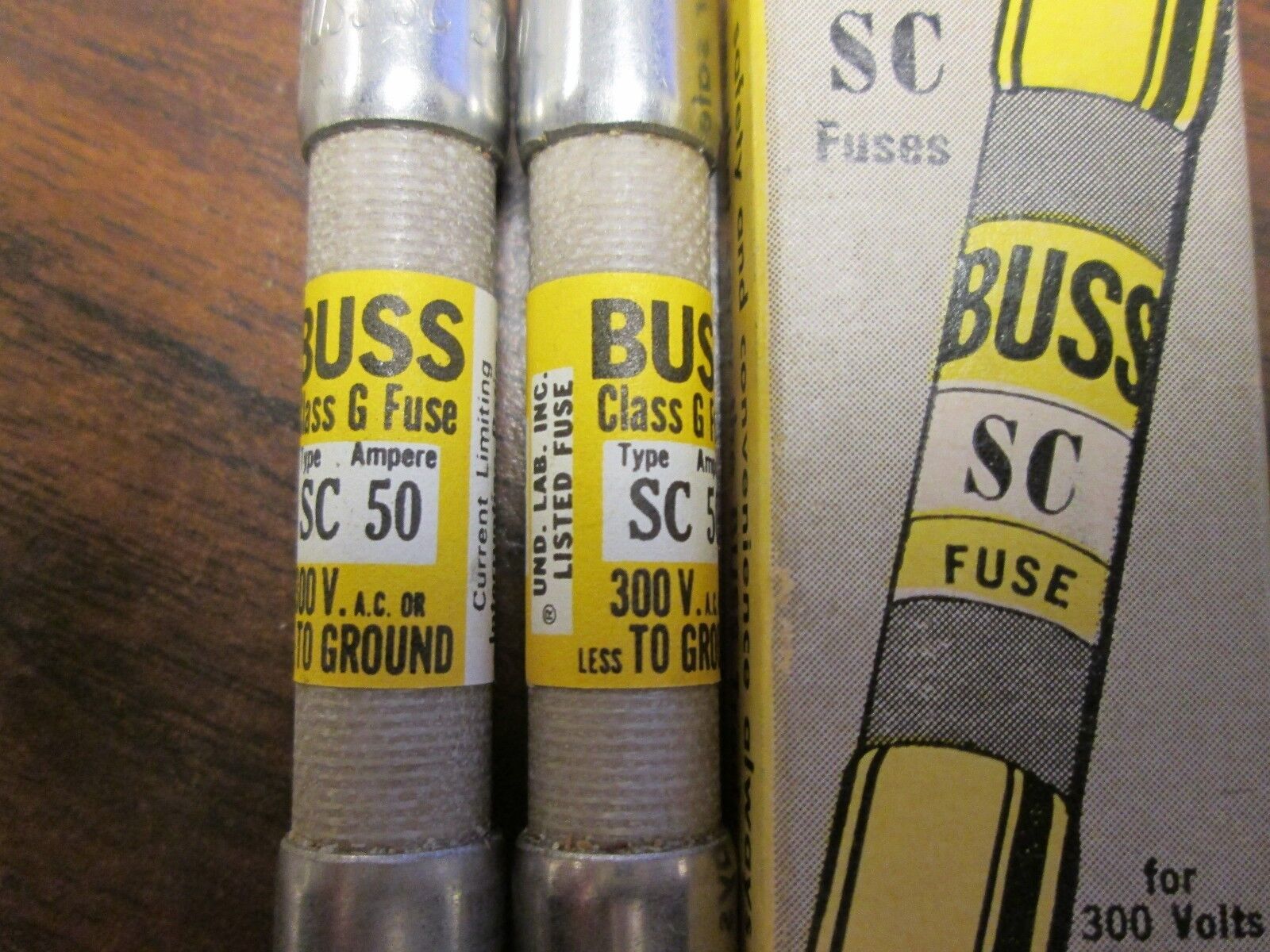 Bussmann Fuse SC50 50A 480V *Box of 2* New Surplus