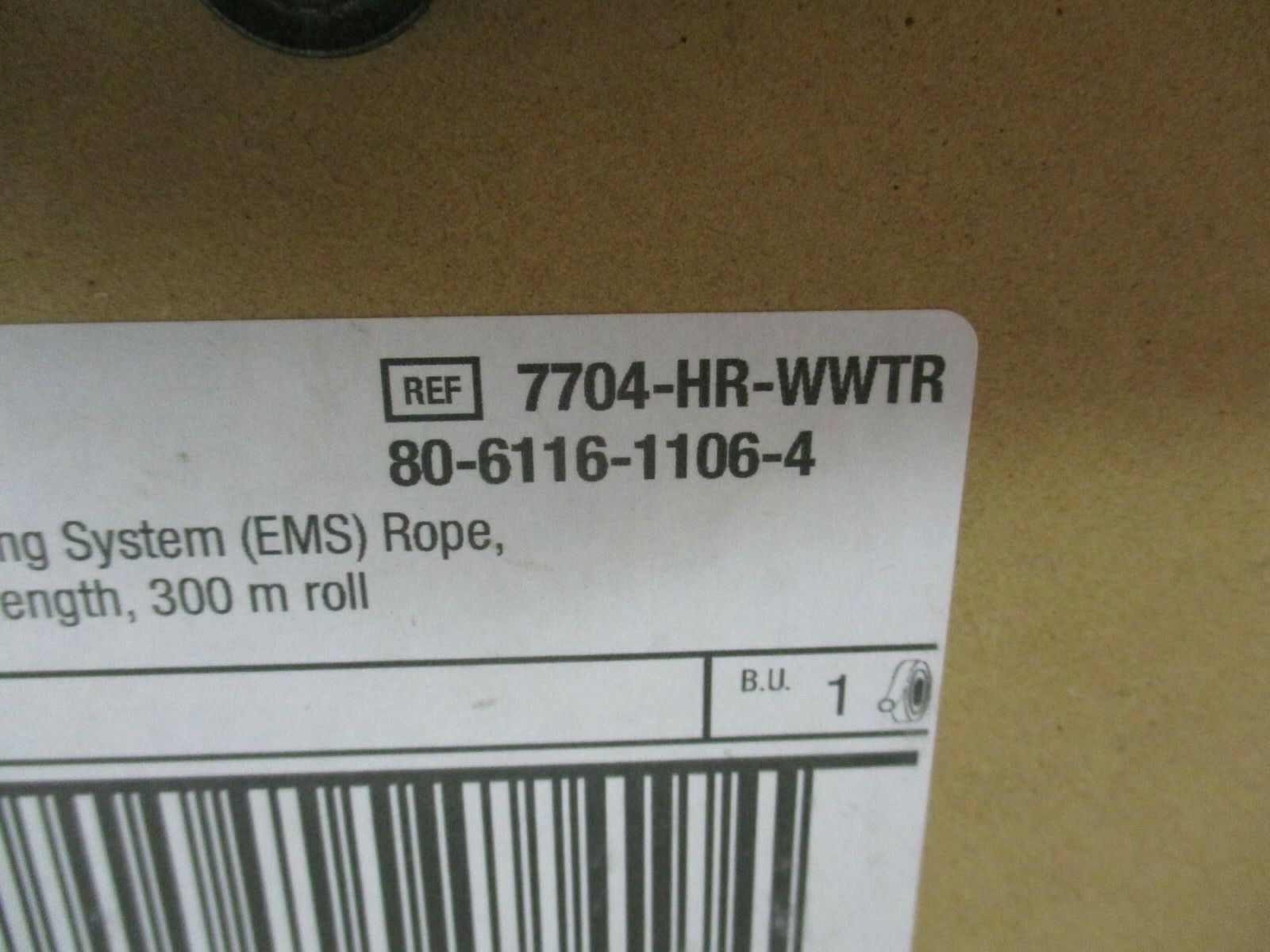 3M Electronic Marking System (EMS) Rope 7704-HR-WWTR 300m Roll New Surplus