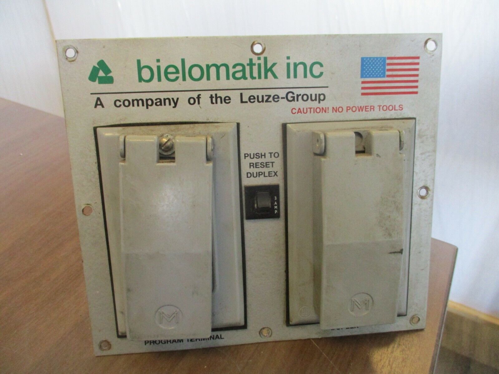 Weco/bielomatik Program Port / Duplex Outlet CRB03-EN-10 Nema 12 Used