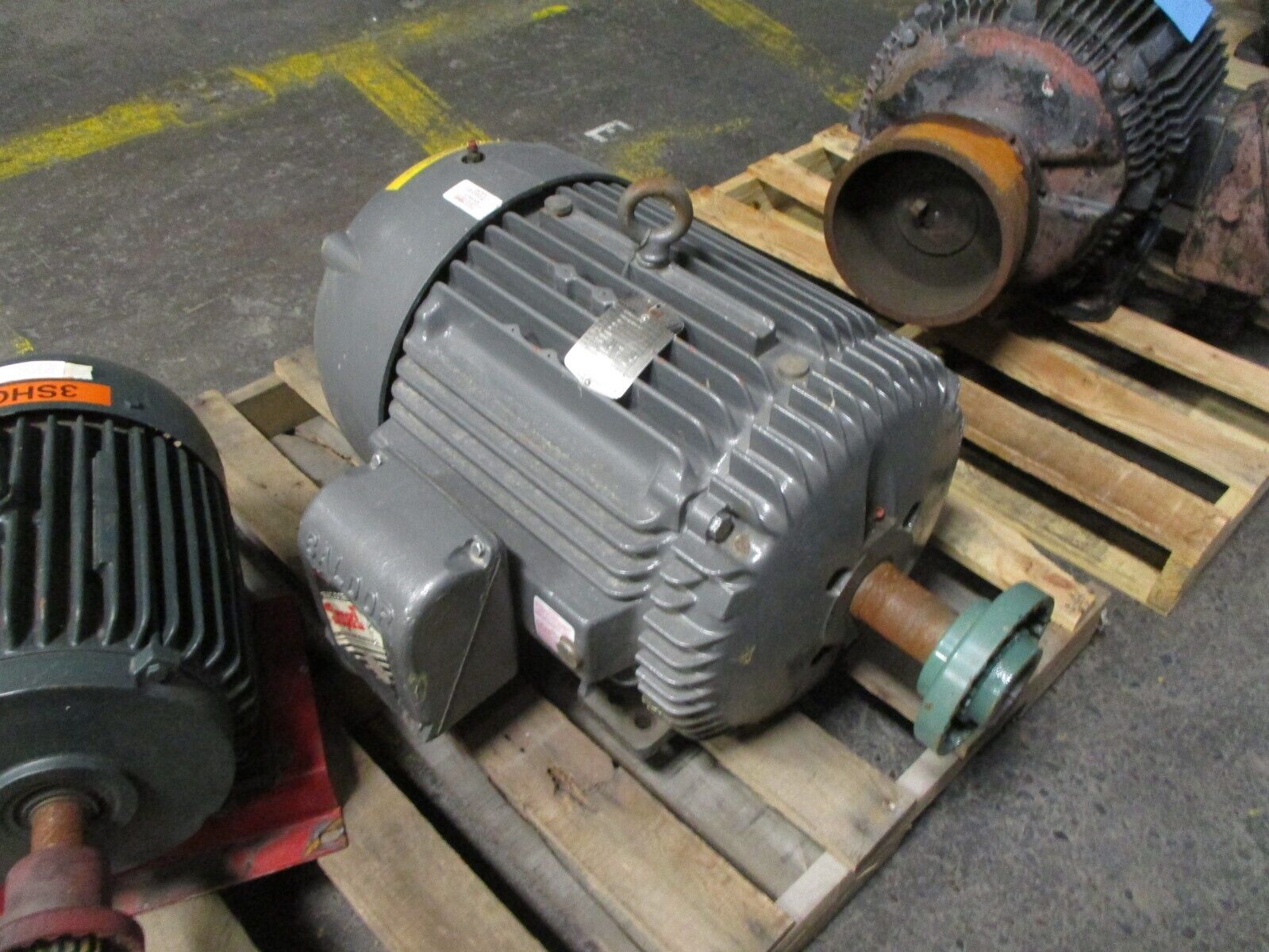 Baldor Industrial Motor ECP4110T-4 40HP 460V 46A 1800RPM 60Hz 3Ph Used