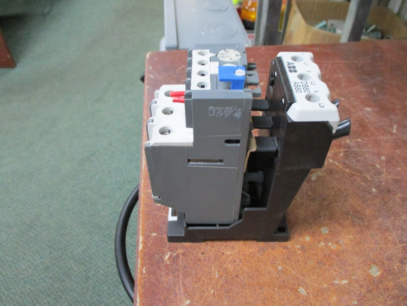 ABB Solid State Overload w/Din Rail Adaptor TA75 DU Trip: 45-63A Used