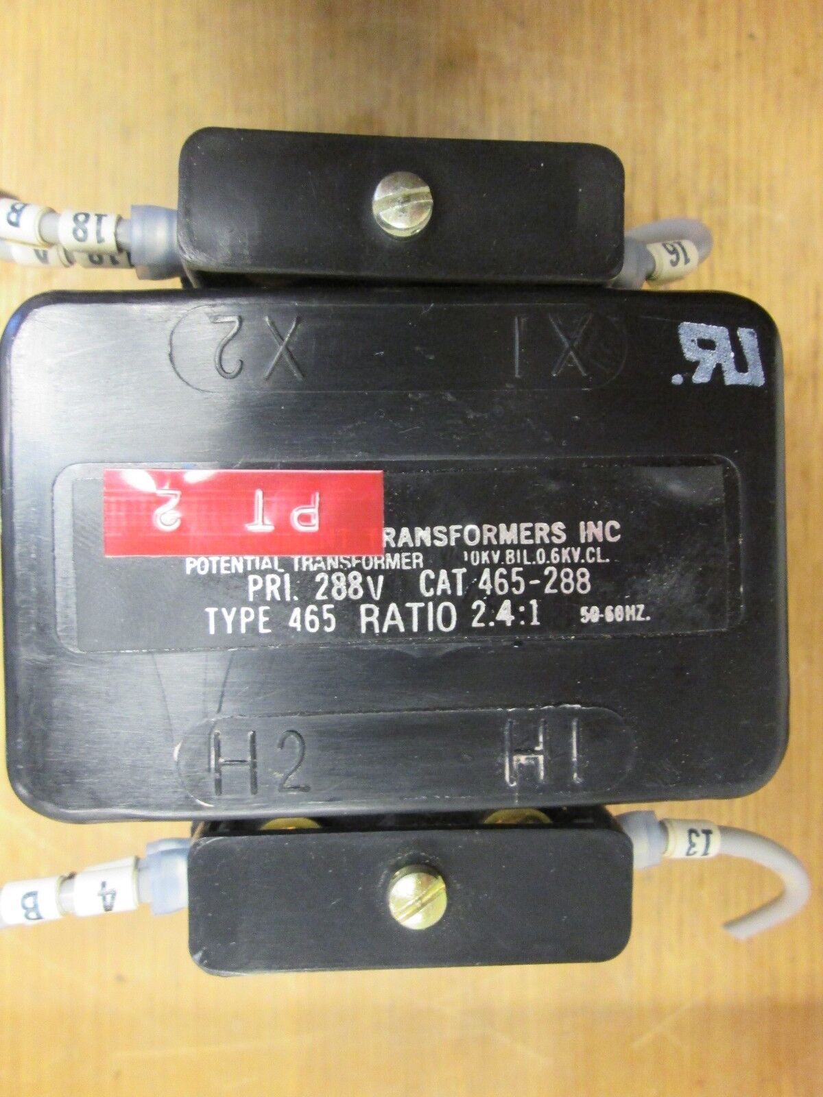 Instrument Transformers  Potential Transformer  465-288  Pri. 288V  2.4:1 Ratio