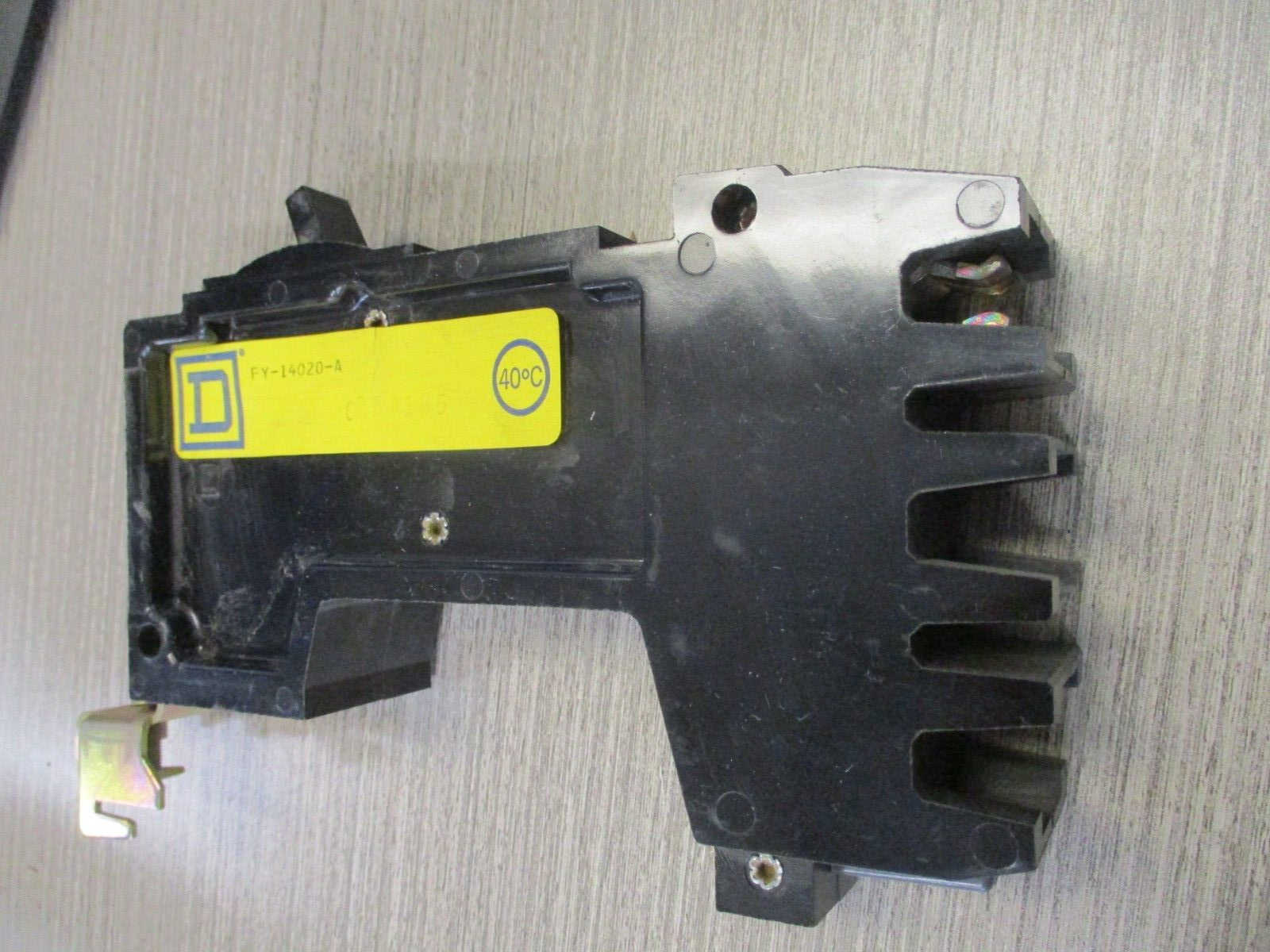 Square D I-Line Circuit Breaker FY-14020-A 20A 277V 1P Used.