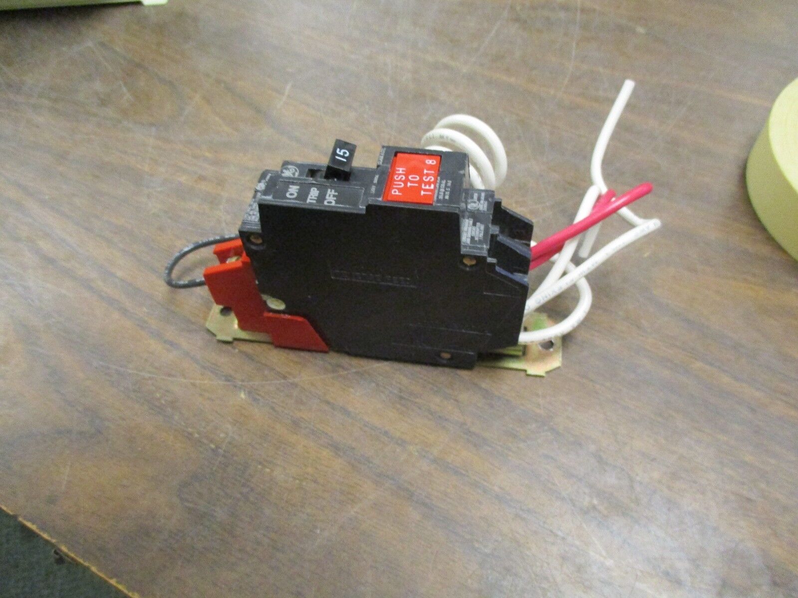 GE Circuit Breaker THQC-1115GF 15A 120V Used