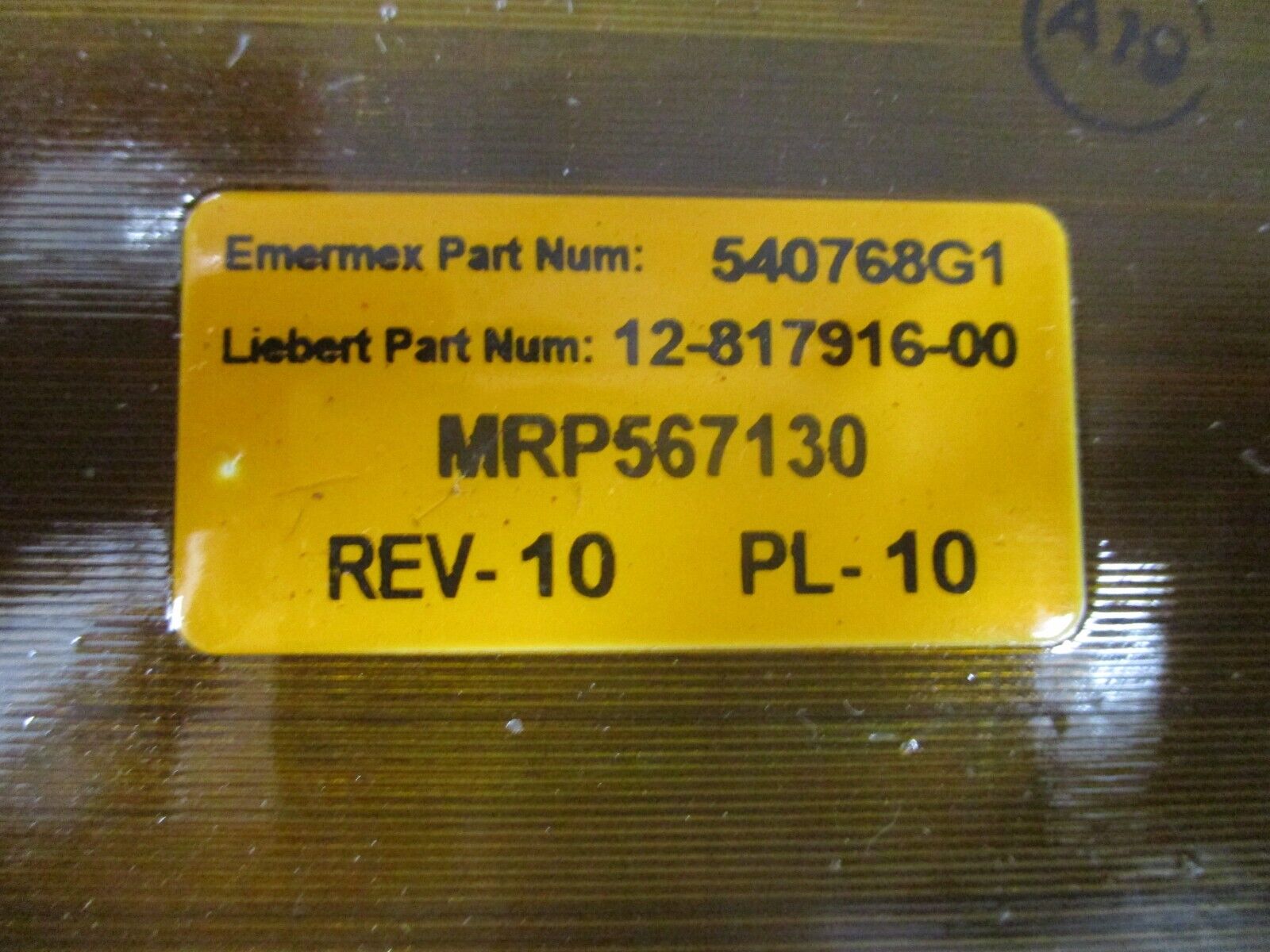 Liebert Transformer 12-817916-00 Rev. 10 Pri :  460/480-575-600 V Used